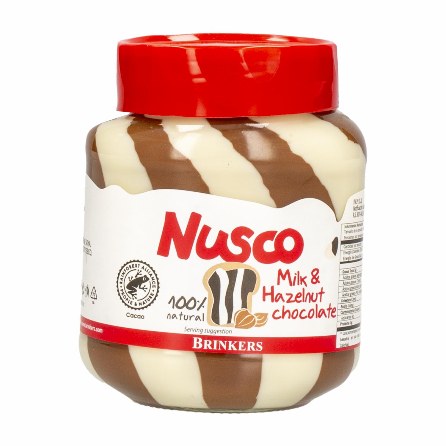 Chocolate Con Leche Y Avellana NUSCO 400 G