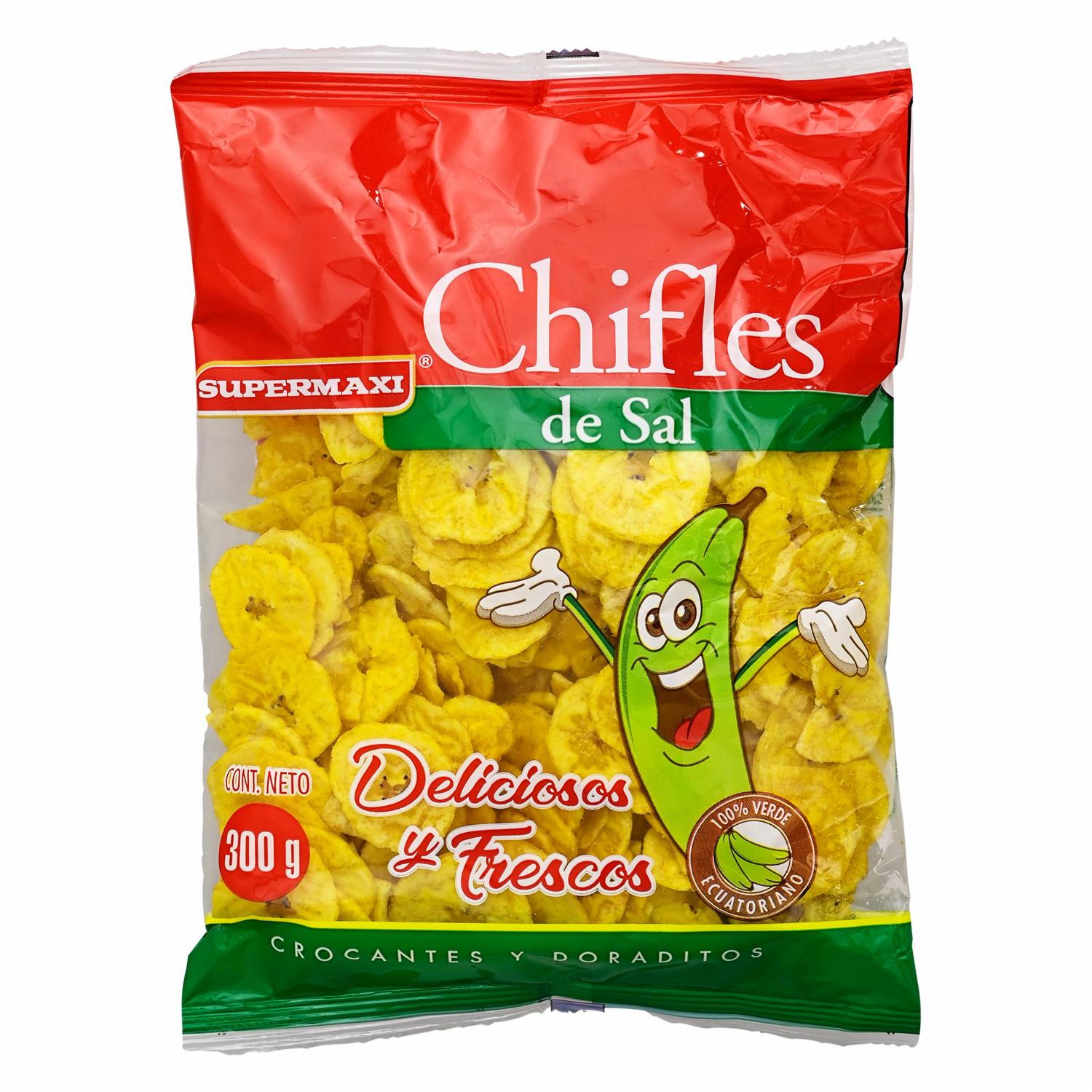 Chifles Con Sal SUPERMAXI 300 G