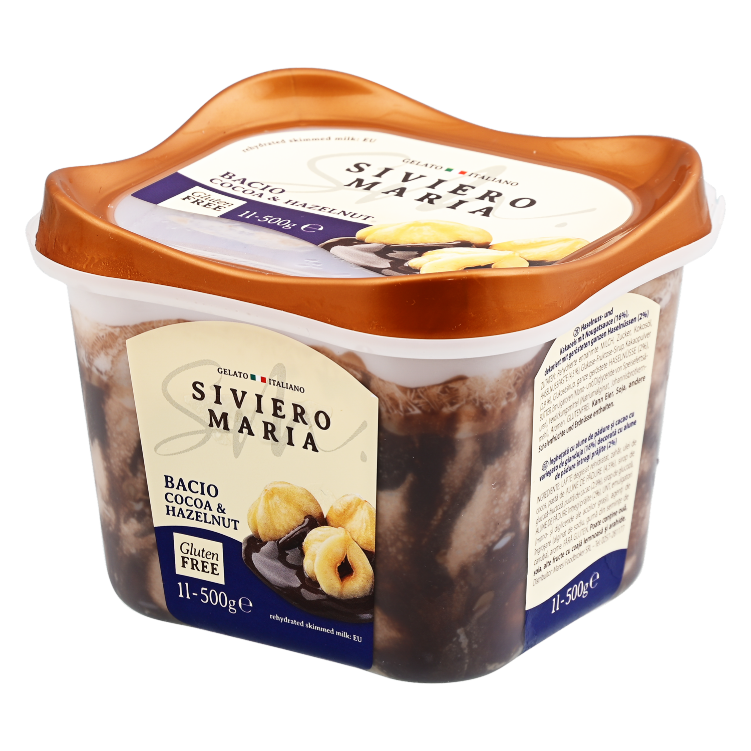 Helado Avellana Y Cocoa SIVIERO MARIA 1000 ML