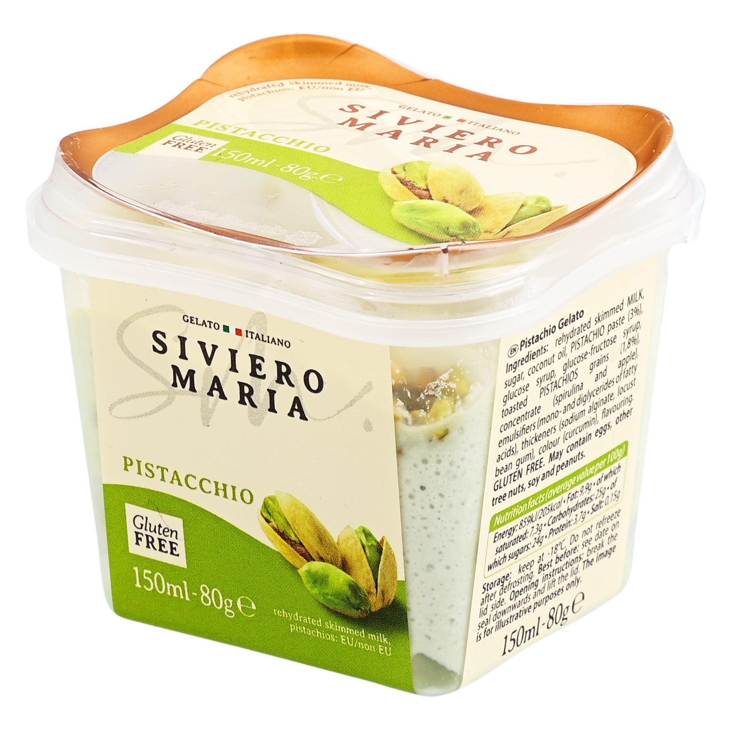 Helado Pistacho SIVIERO MARIA Tarrina