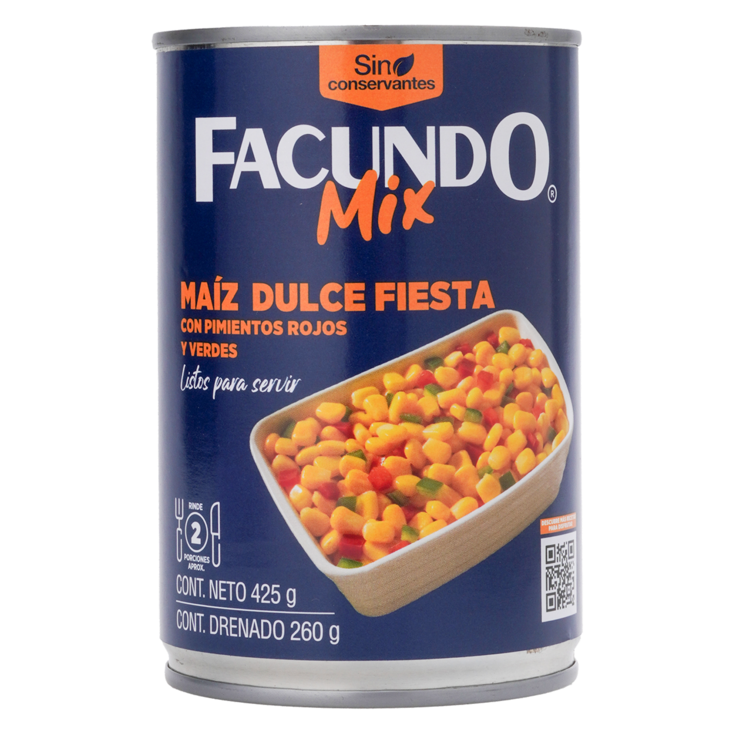 Maíz Dulce Fiesta FACUNDO 425 G