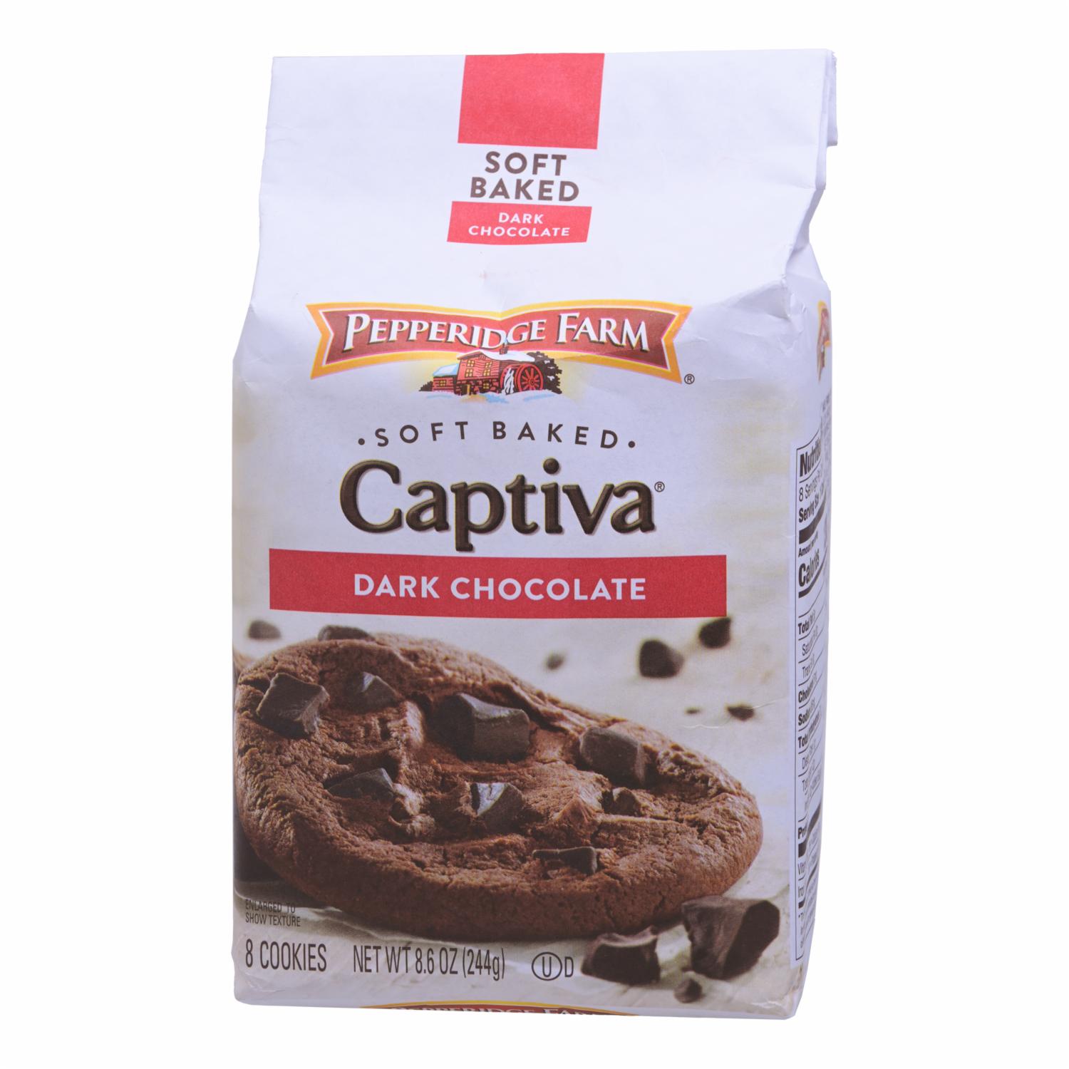 Galletas Dulces Chocolate Brownie Farm Captiva MILANO 244 g