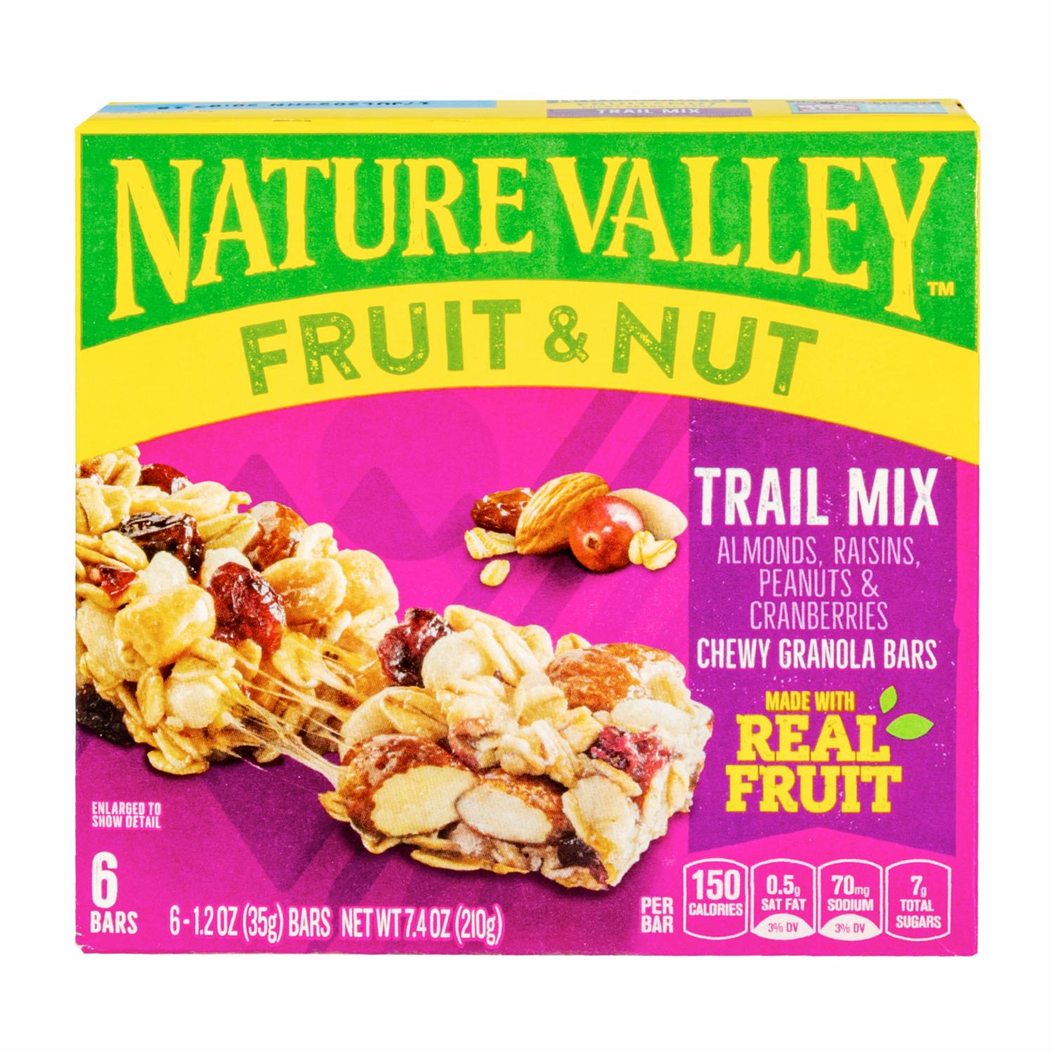 Barra De Frutas Y Nueces NATURE VALLEY 6 X 35 g