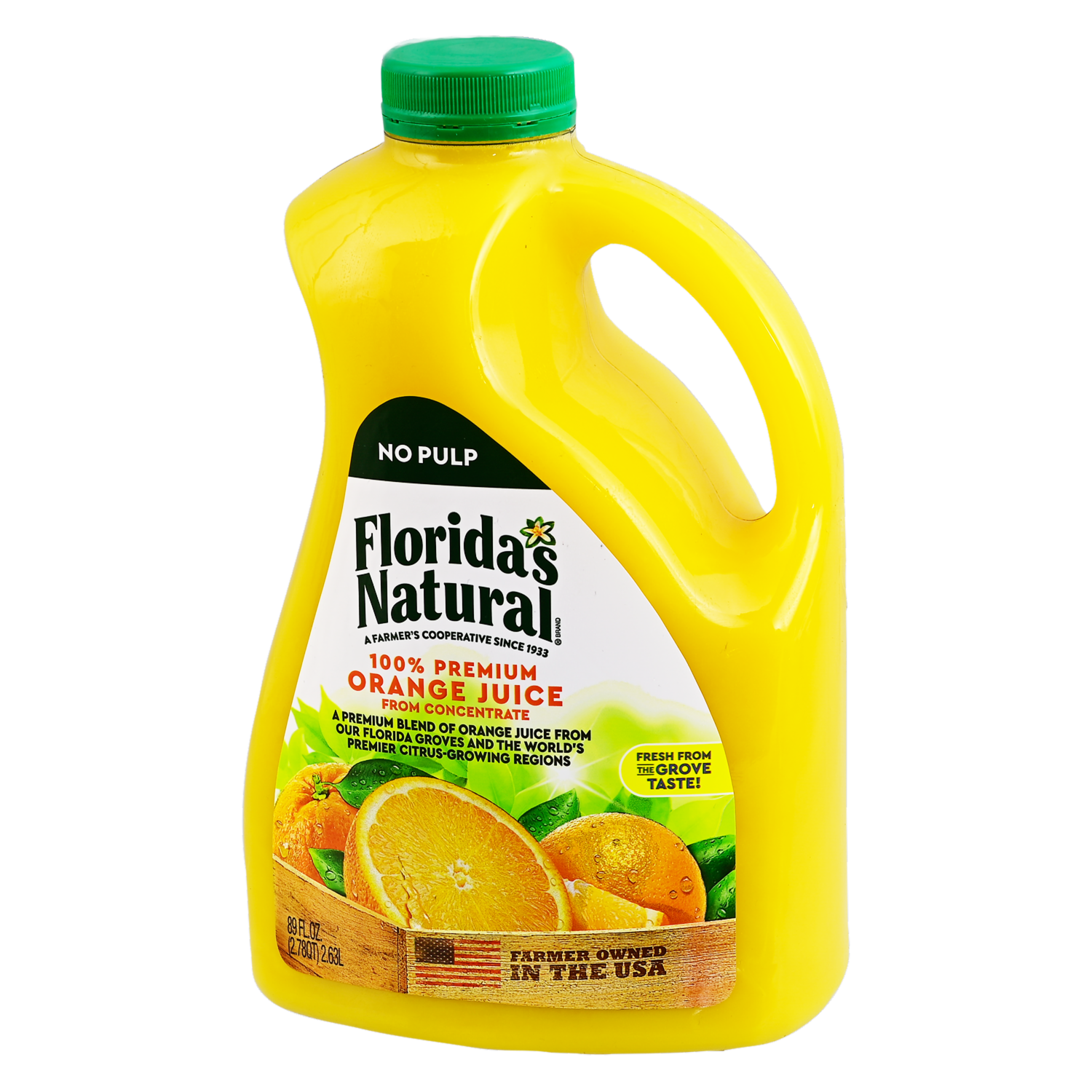 Jugo de Naranja Sin Pulpa FLORIDA’S NATURAL Botella