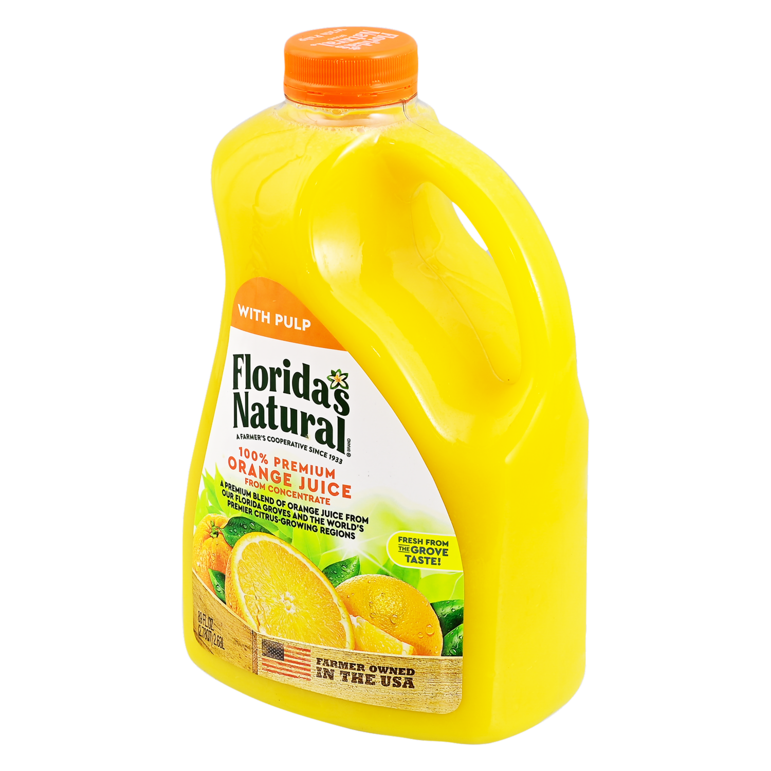 Jugo de Naranja Con Pulpa FLORIDA’S NATURAL Botella