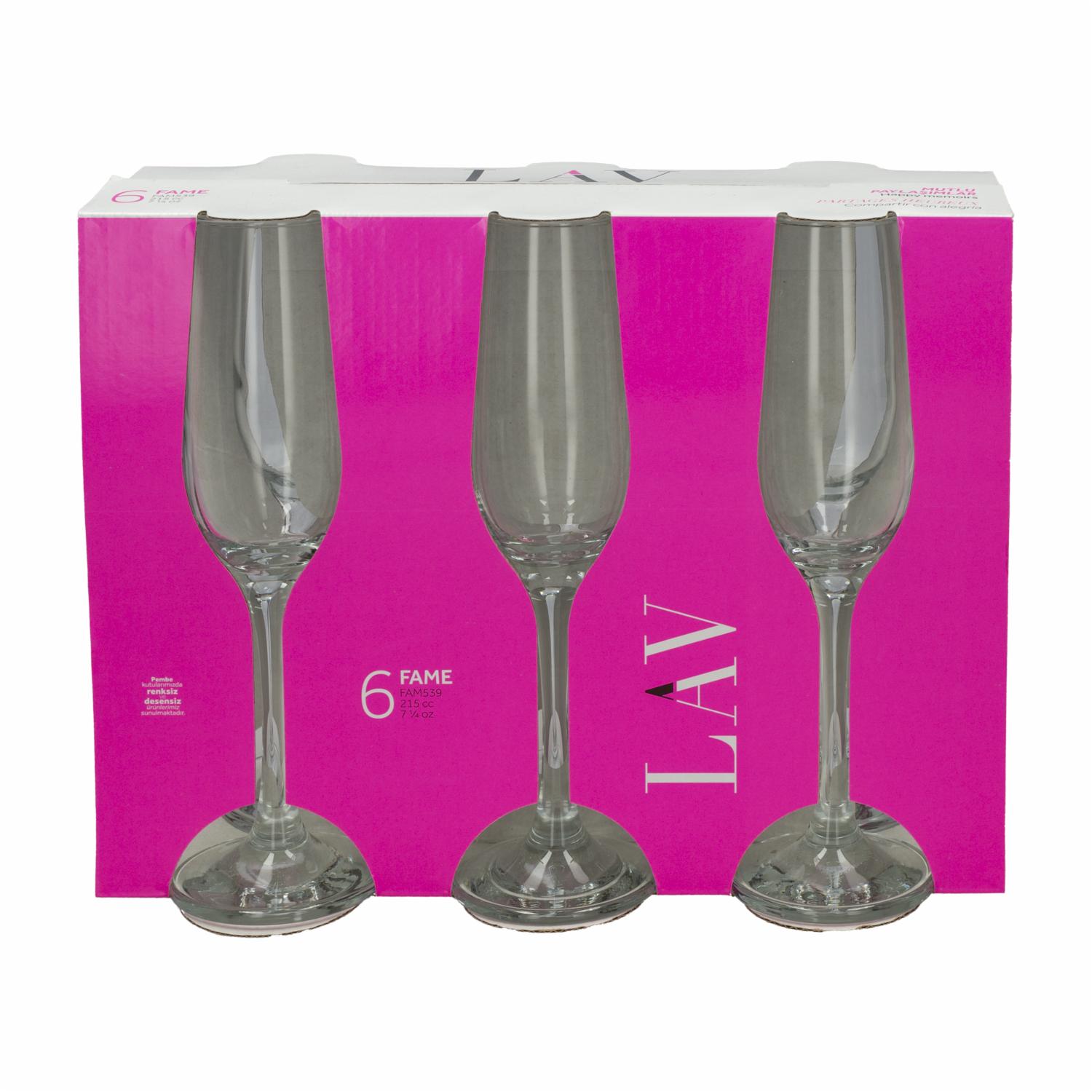 Copas Para Champagne Set LAV 6 Uds