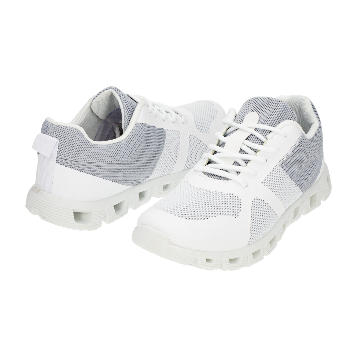 Zapatos Deportivo Run Blanco Con Gris MGX BASIC
