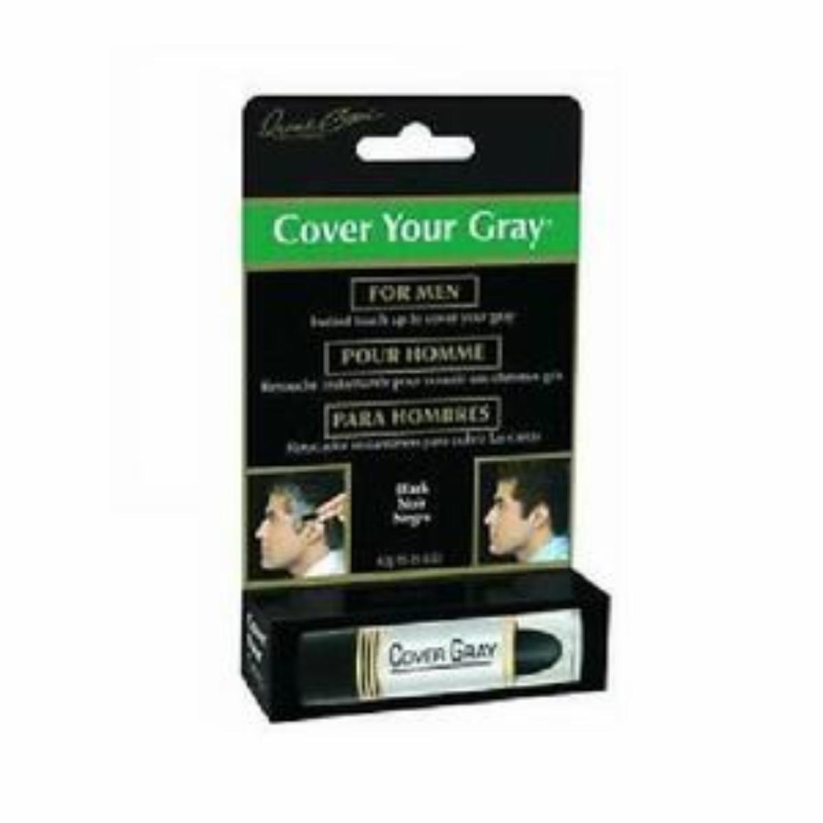Cubre Canas Para Caballero En Stick Tono Negro COVER YOUR GRAY Unidad