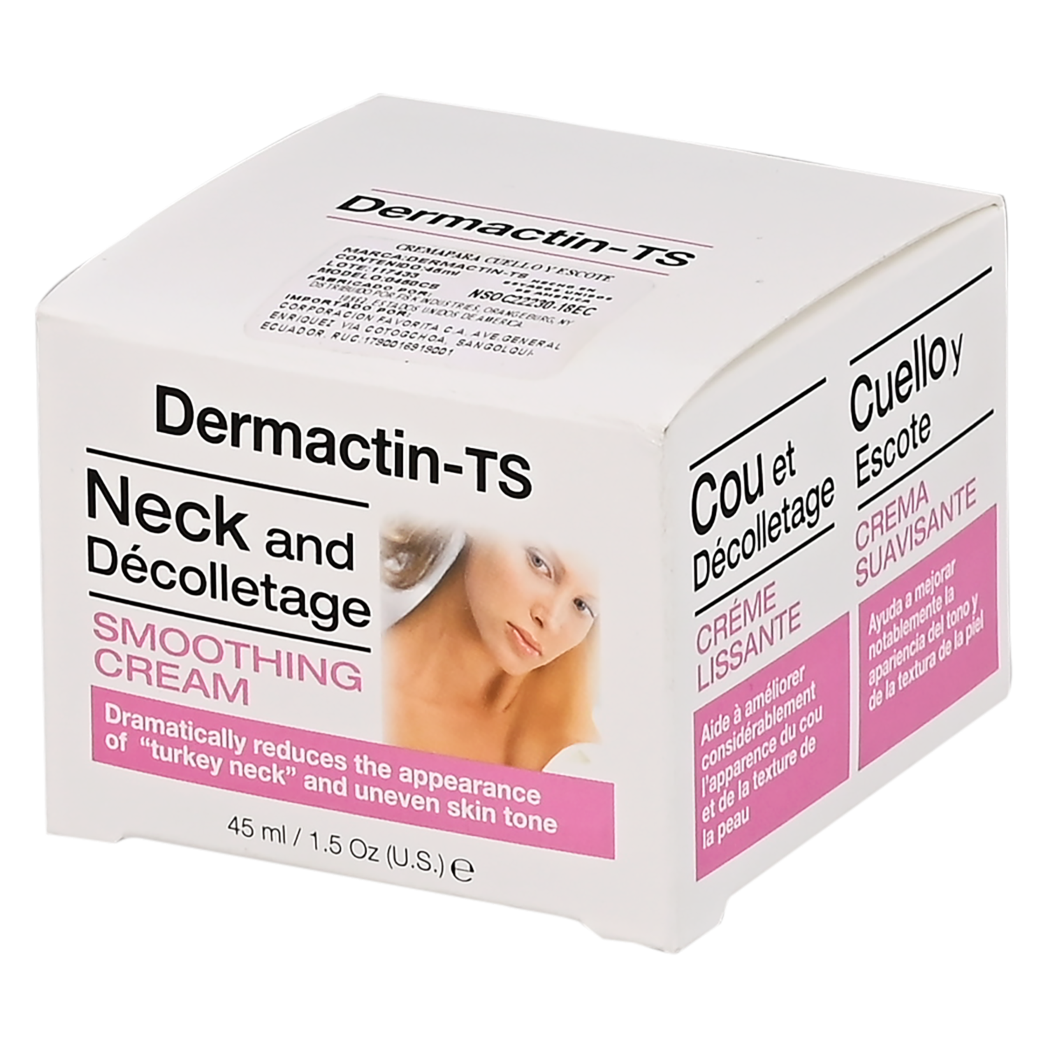 Crema Corporal Antiarrugas Neck & Decolletage DERMACTIN-TS 45 Ml
