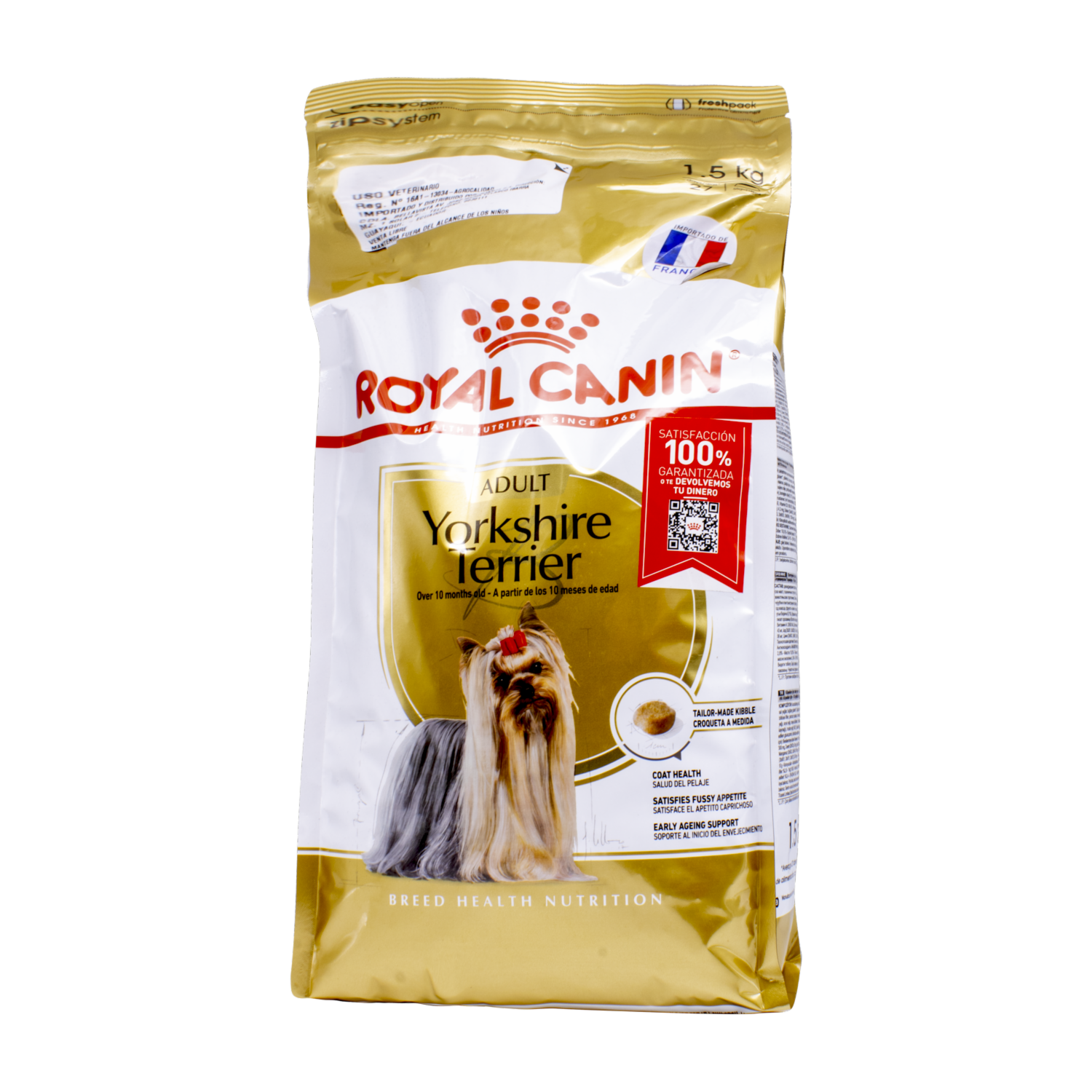 Alimento Para Perros Adultos Yorkshire Terrier ROYAL CANIN 1.5 Kg
