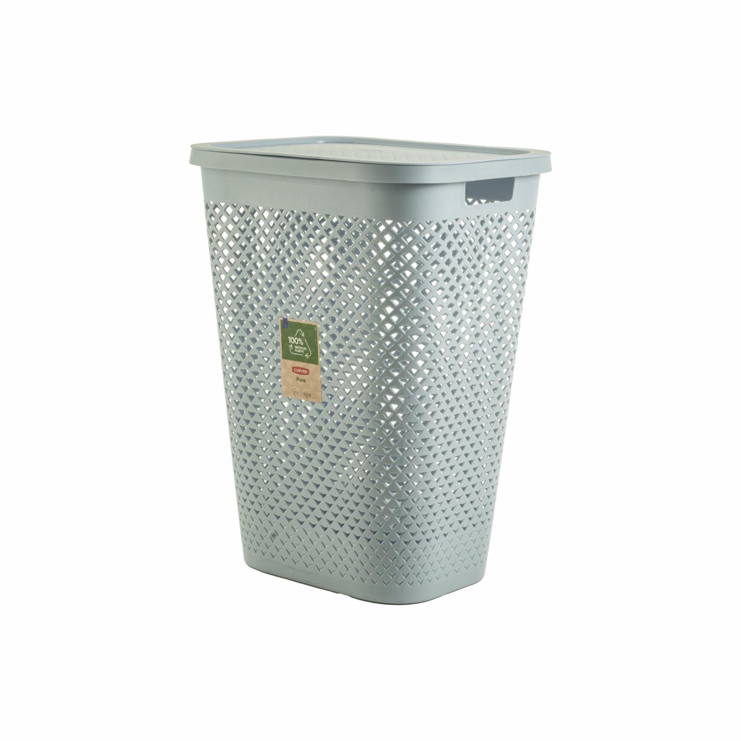 Cesta De Ropa Pure Azul CURVER 55 Litros