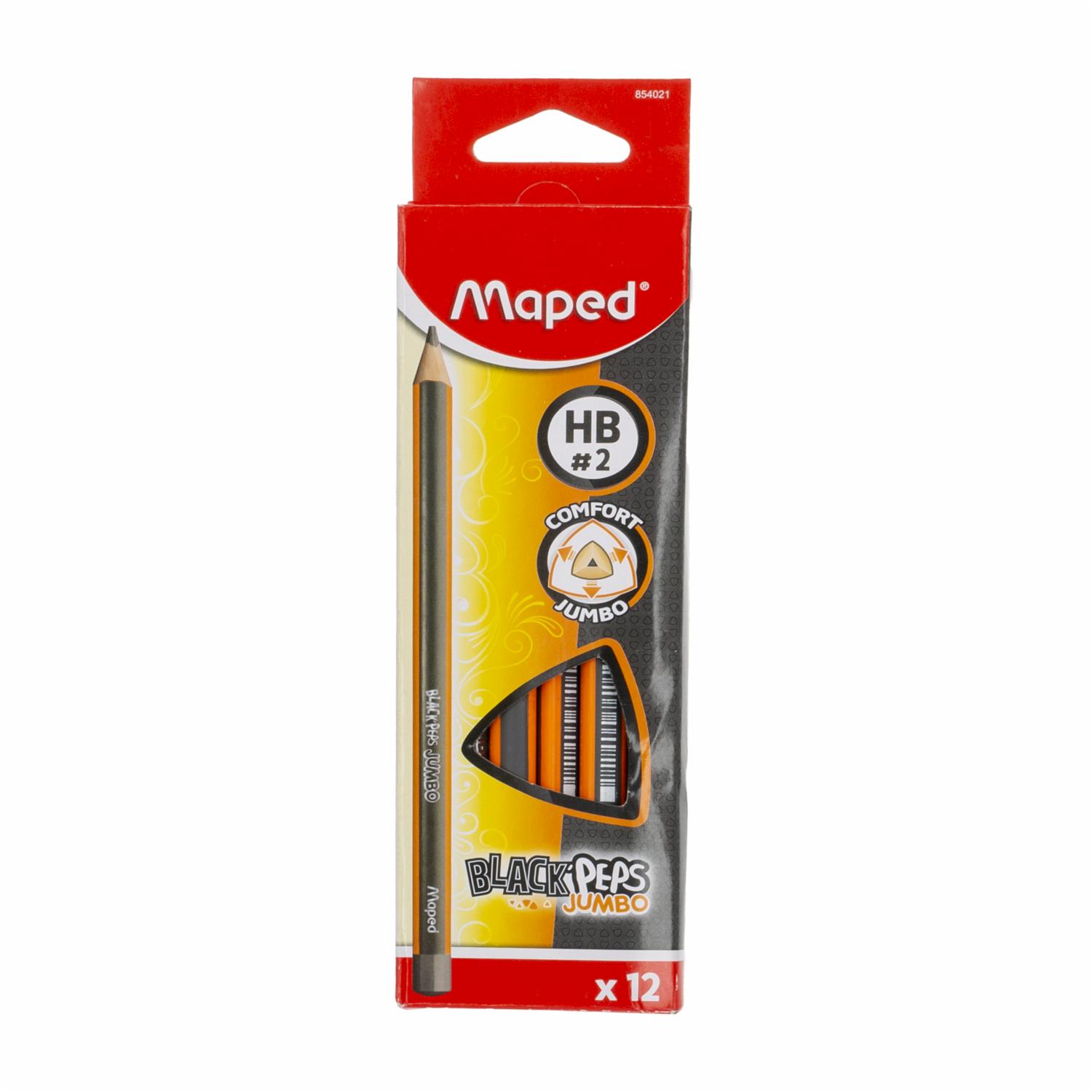 Lapiz De Grafito HB Con Borrador MAPED UNIDAD