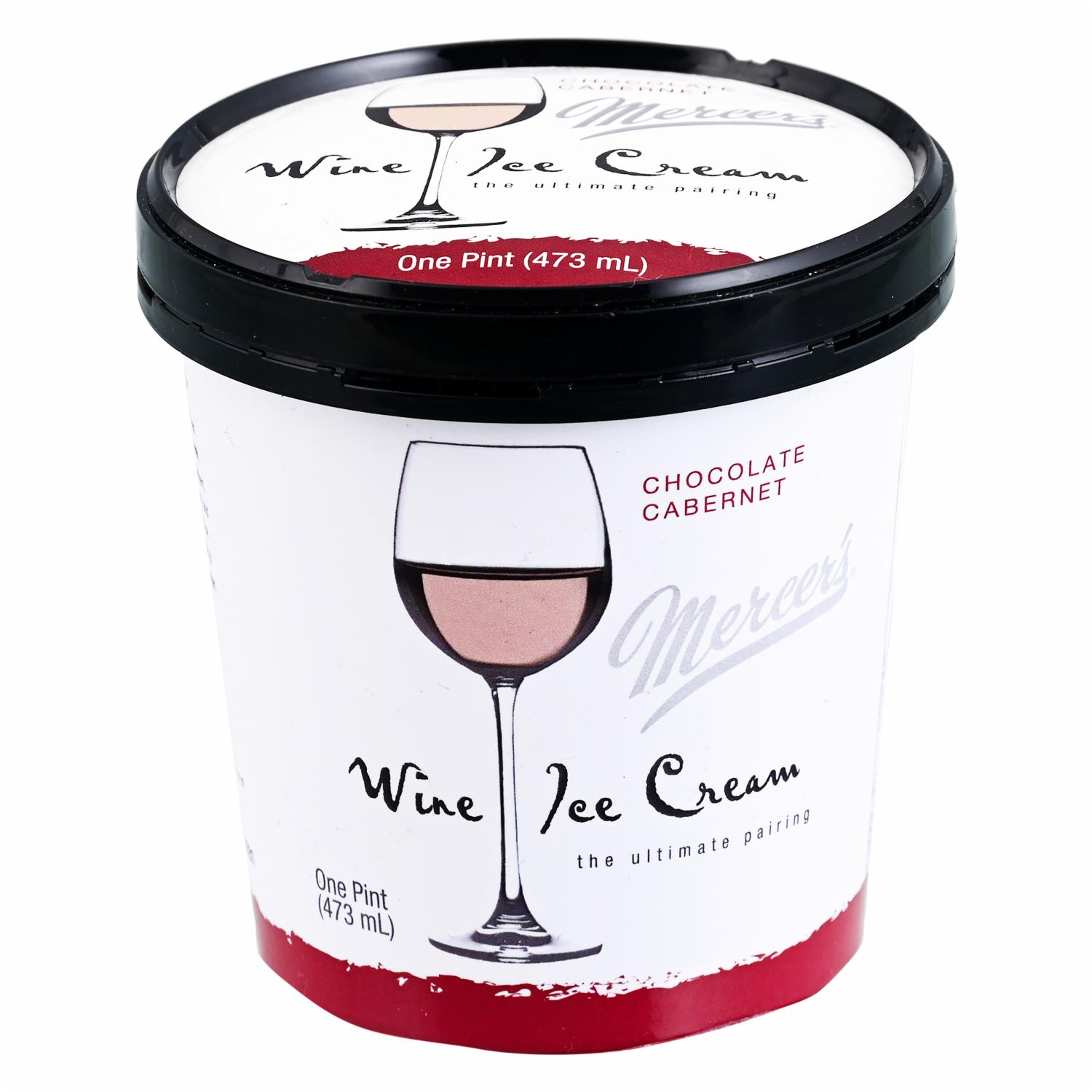 Helado Mercers Chocolate Y Cabernet MERCER´S 473 Ml
