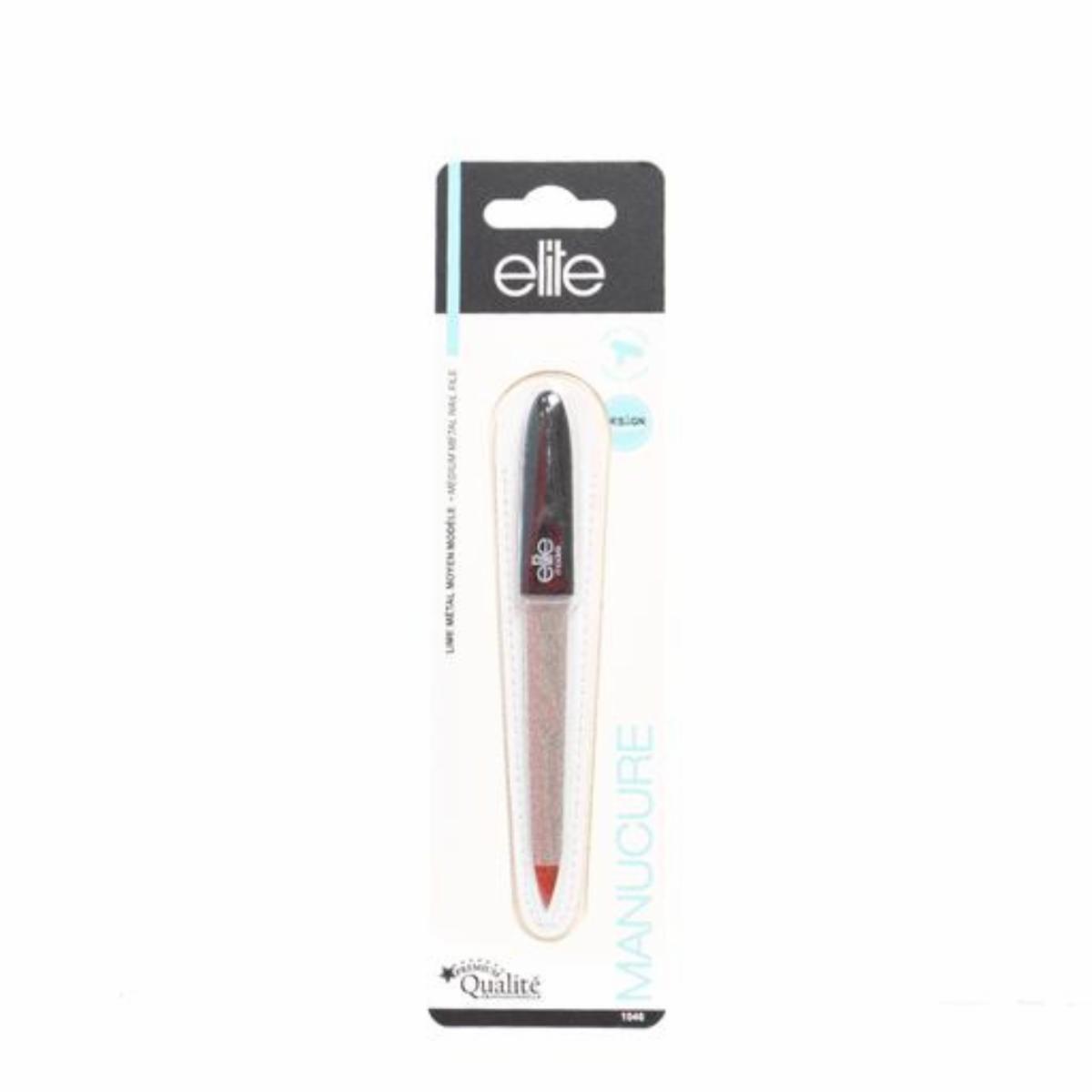 Lima De Uñas Metálica Elite Model´S ELITE Granulosidad Mediana, Tamaño Mediano