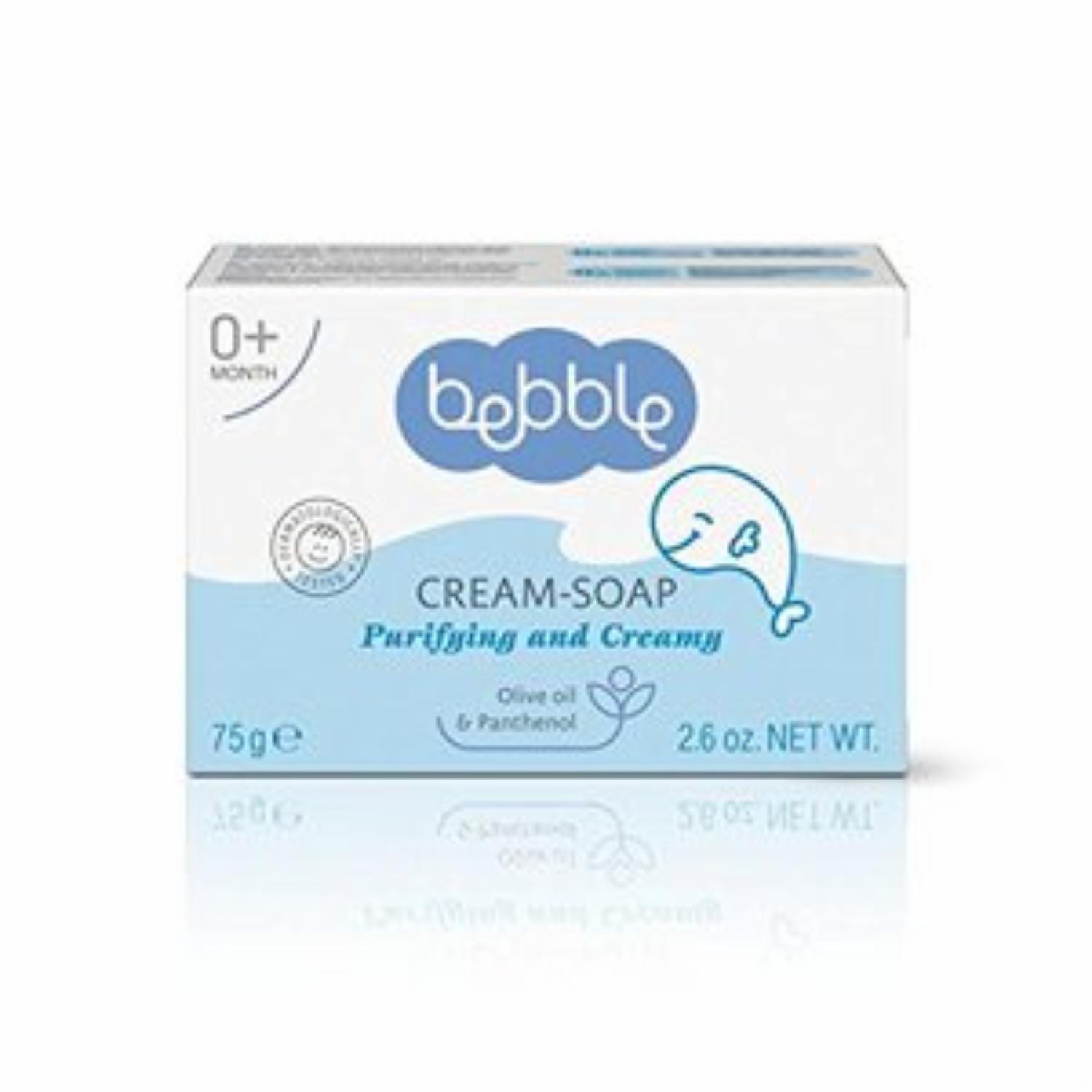 Jabón En Barra Infantil Con Olivo Y Pantenol BEBBLE 75 G