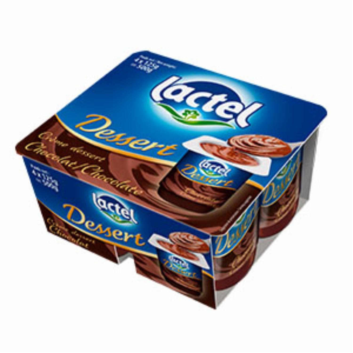Postre De Yogurt Sabor Chocolate LACTEL X 4 125 G