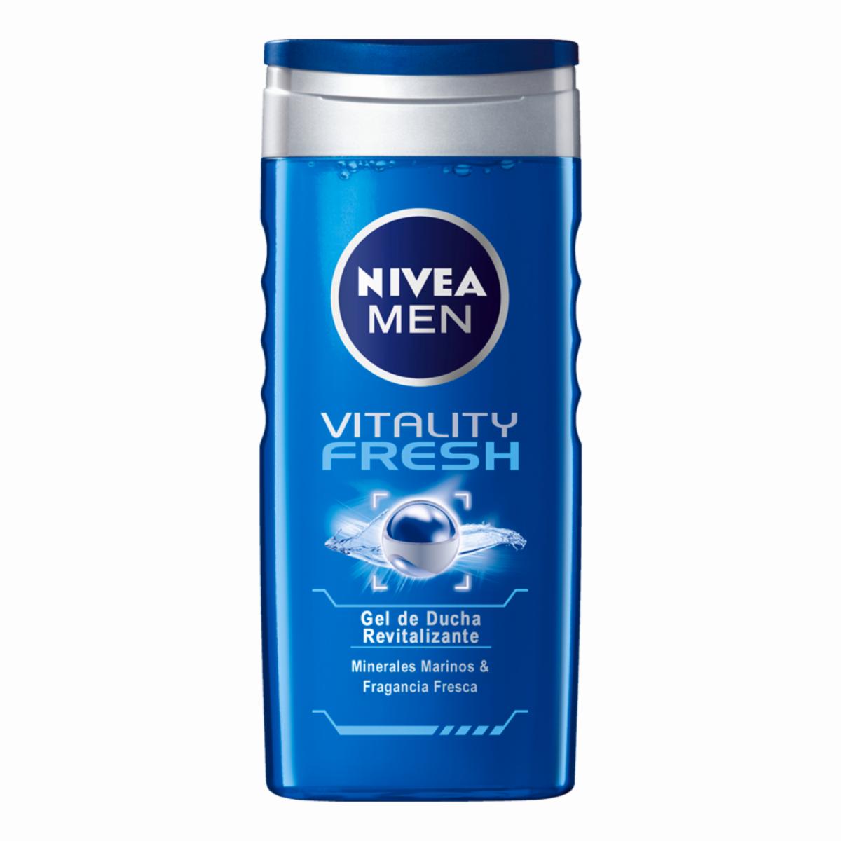 Gel De Baño Vitality Fresh NIVEA MEN 250 Ml