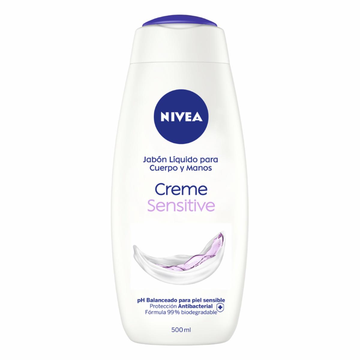 Gel De Baño Creme Sensitive NIVEA 500 Ml
