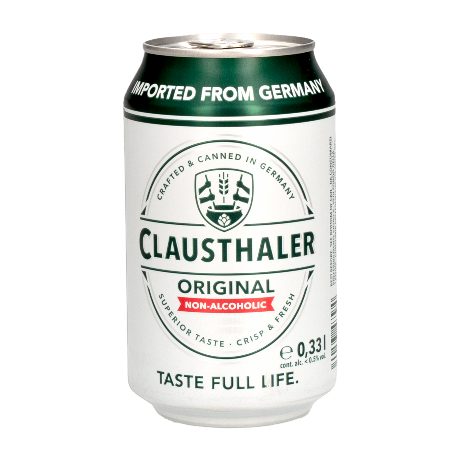 Cerveza Sin Alcohol  En Lata CALUSTHALER 330 Ml