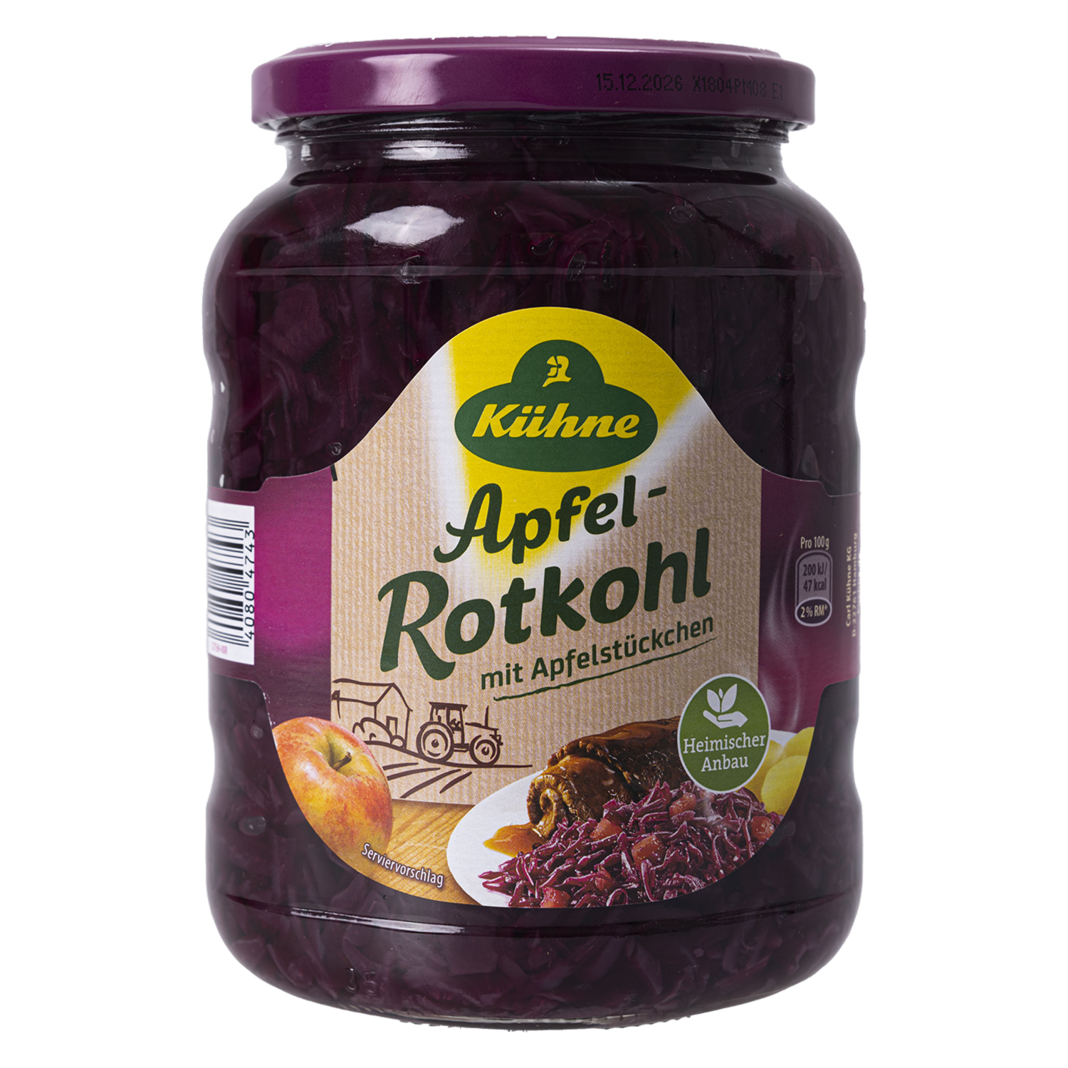 Col Y Manzanas KÜHNE 680 g
