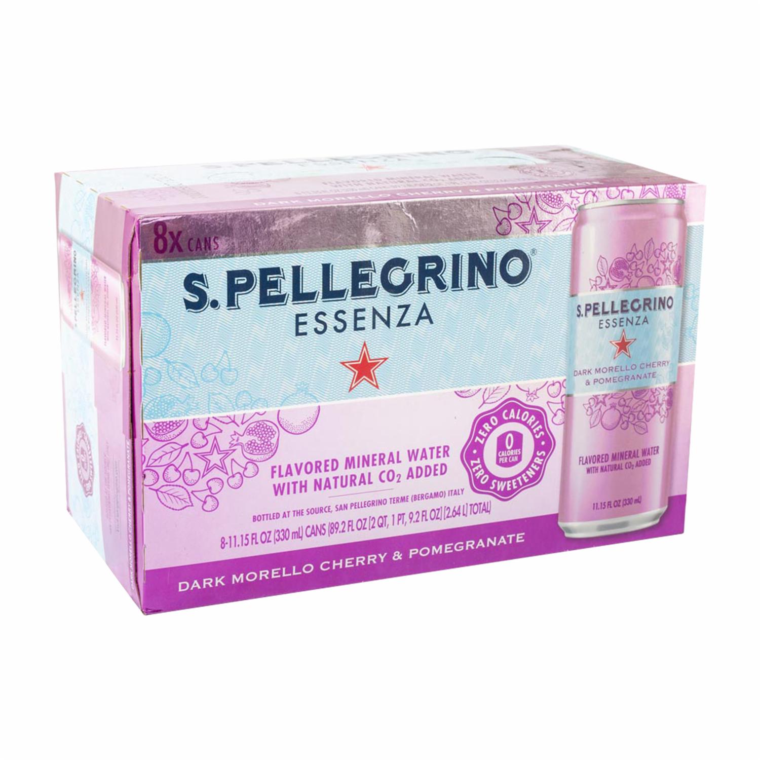 Bebida Con Gas Cerezo De Morello Y Granada S.PELLEGRINO 8 X 330 ml