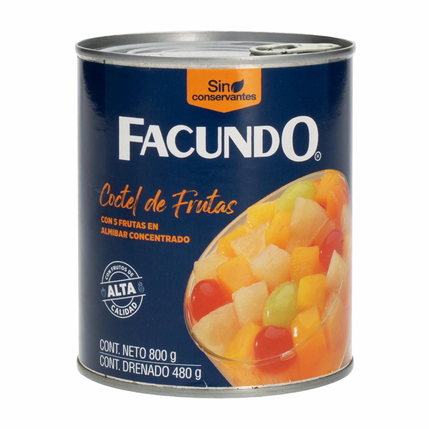 Cocktail De Frutas En Lata FACUNDO 800  G