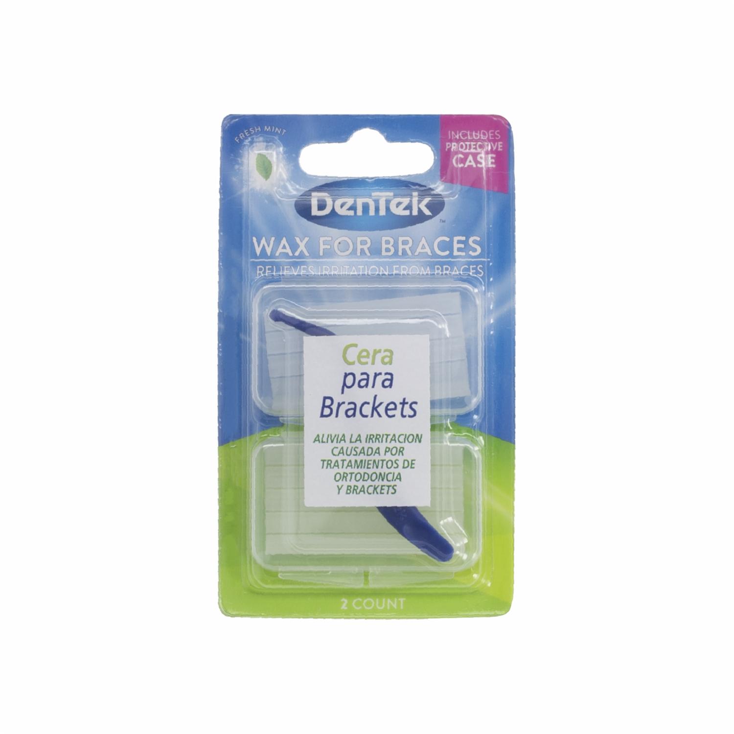 Cera De Ortodoncia Fresh Mint DENTEK Pack X2 U