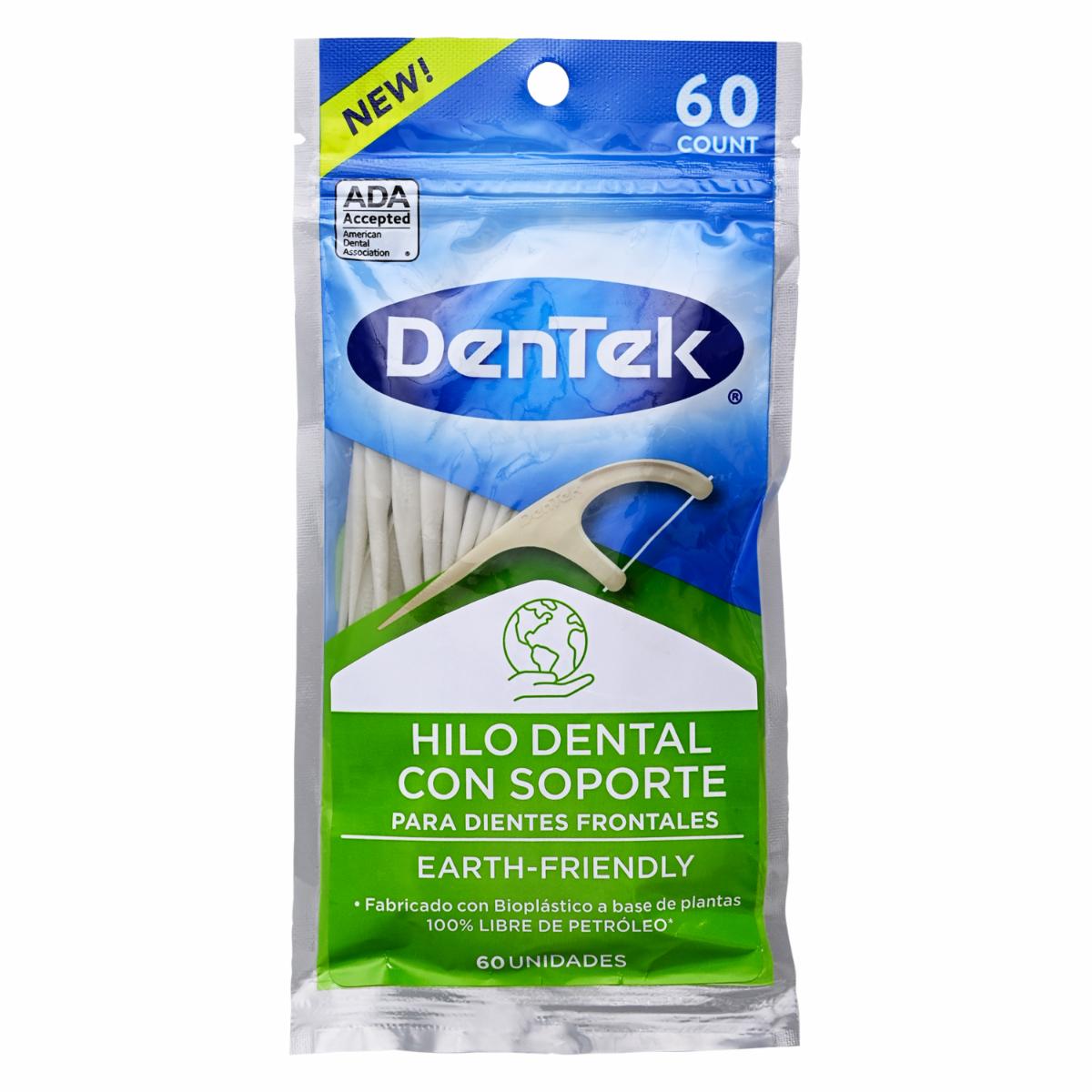 Hilo Dental Para Dientes Frontales DENTEK Pack X60 U