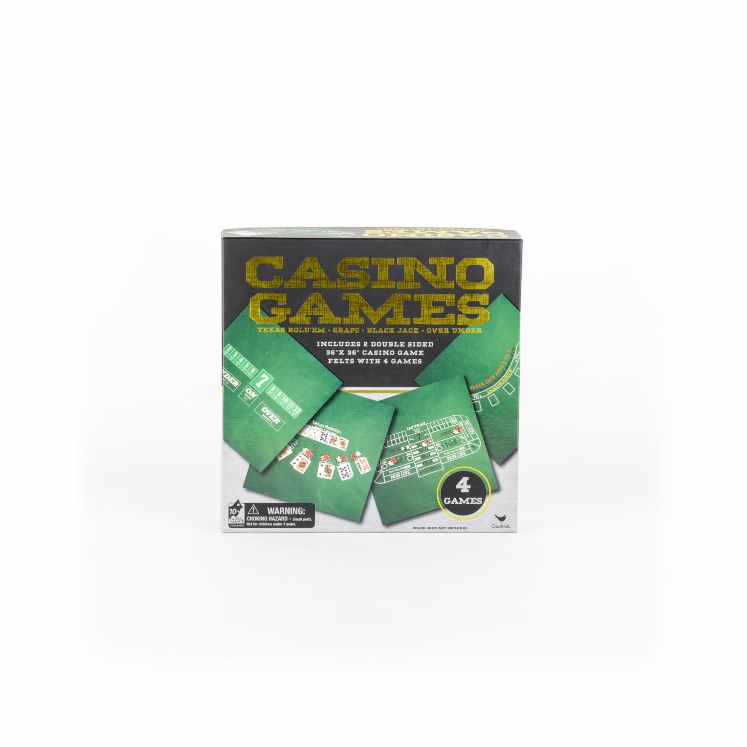 Juego De Mesa Casino CARDINAL 4 En 1