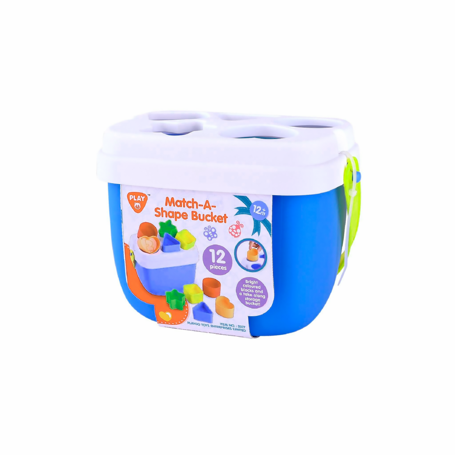 Balde Clasificador De Formas PLAYGO 12 Piezas