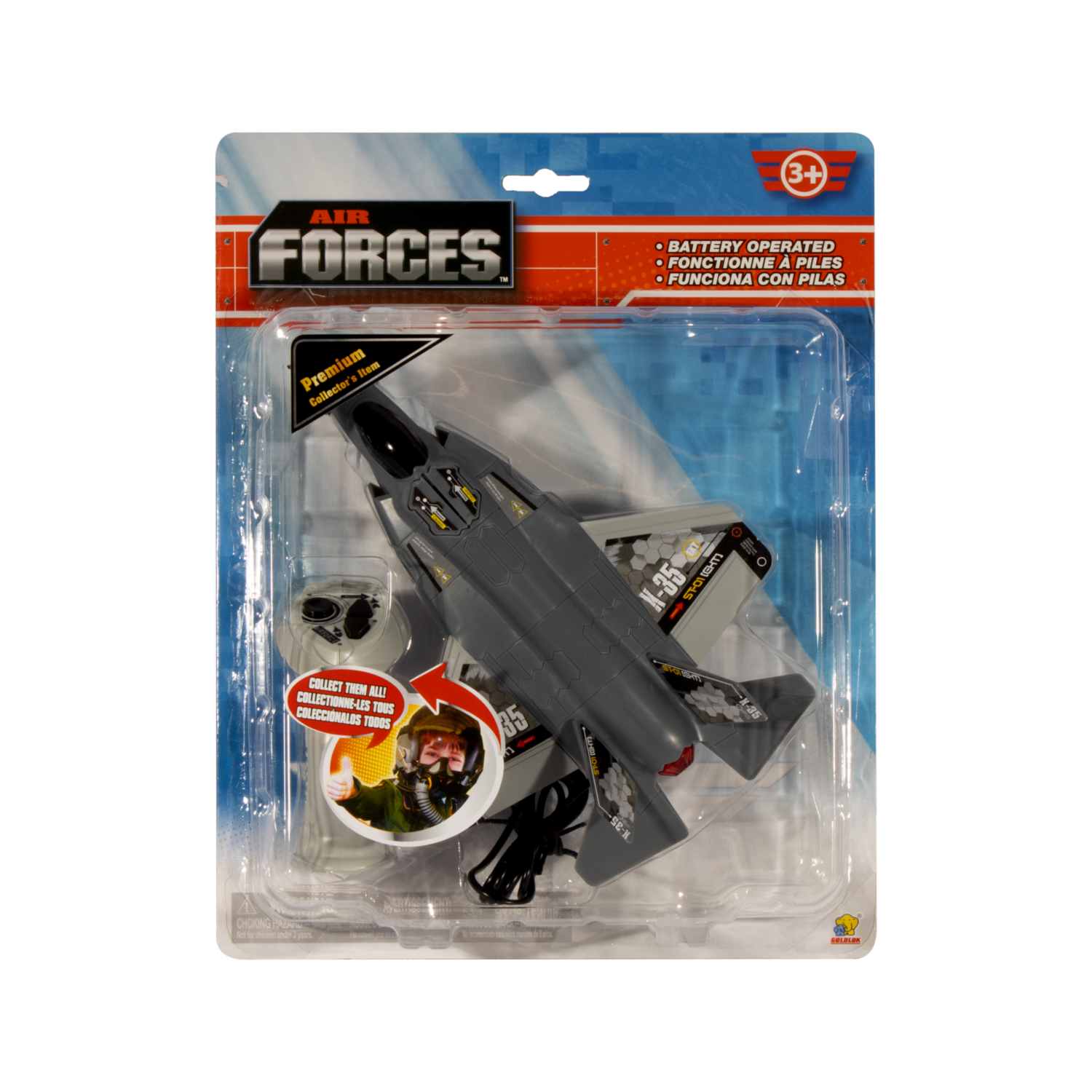 Avión R/c F 35 Joint Strike Fighter AIR FORCES Usa Pilas AAA x 2