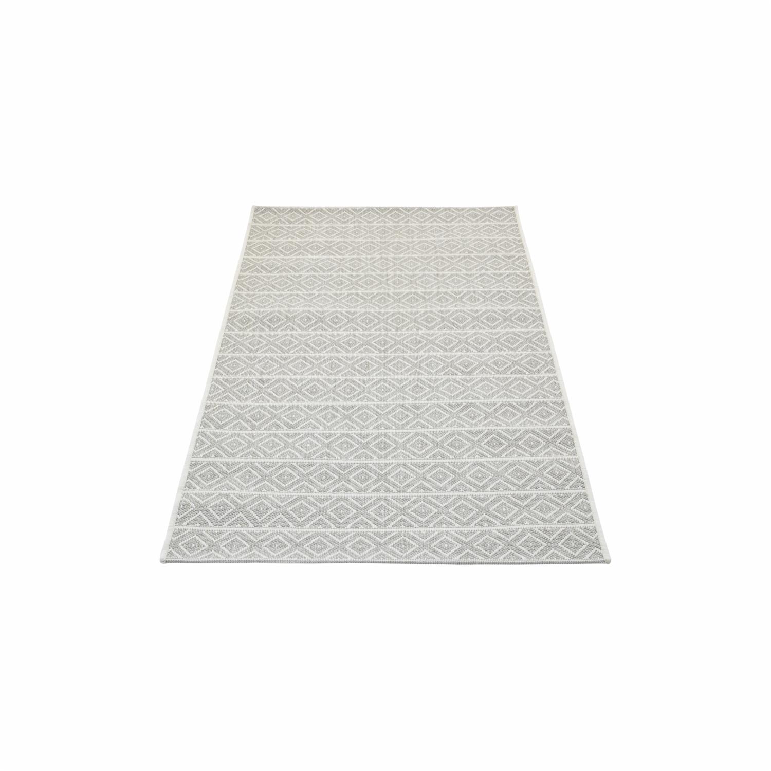 Alfombra Diseño Líneo Lineas Taupé Con Beige THREE CARPENTS 80 x 150 Cm