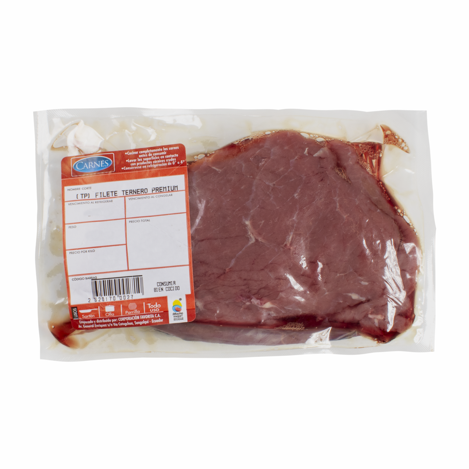 Filete Ternero Premium SUPERCARNES Al Peso