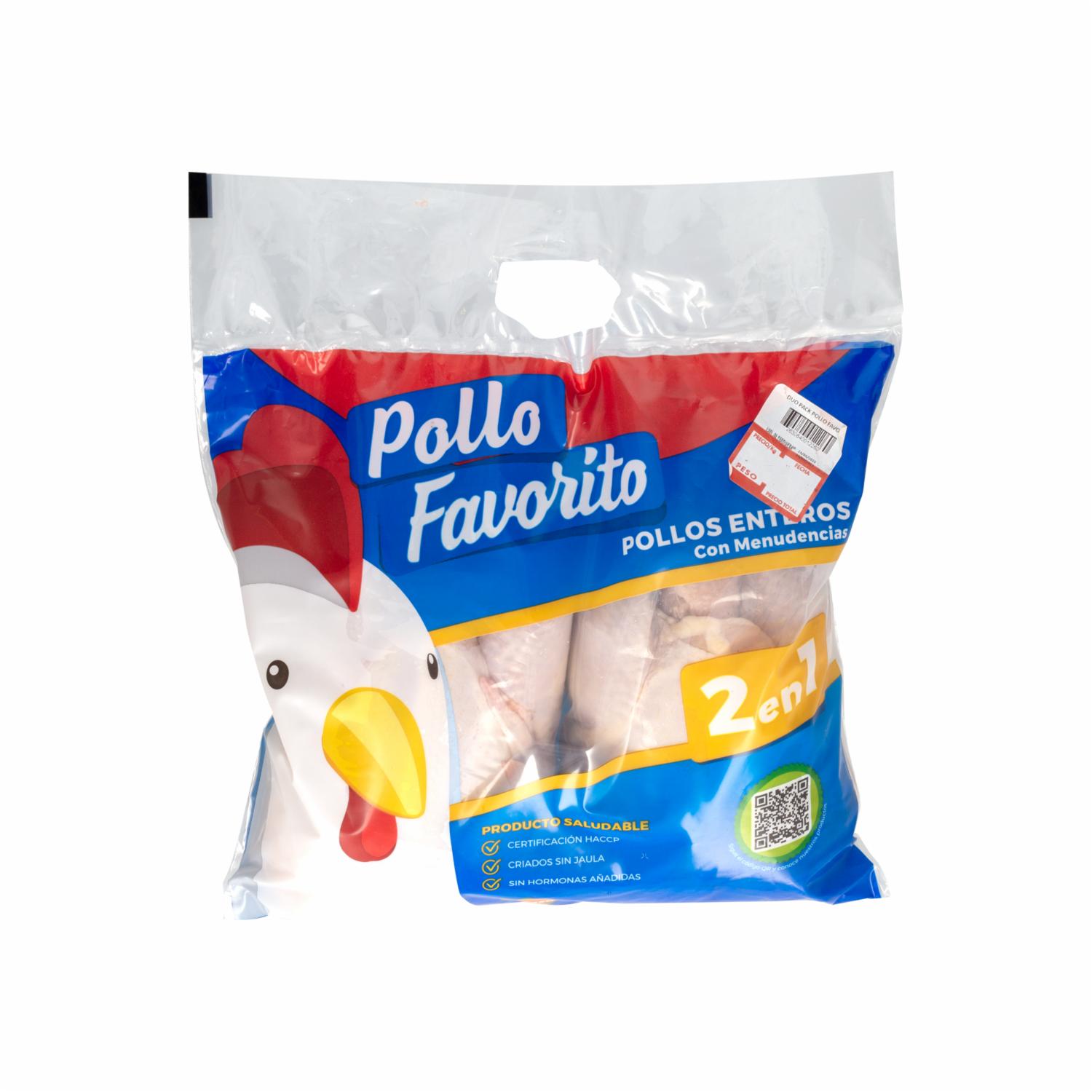 Pack De Pollo Favorita Entero POFASA Al Peso