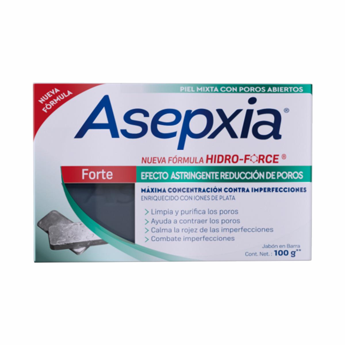 Jabón Facial Forte En Barra Para Reducción De Poros ASEPXIA 100 G