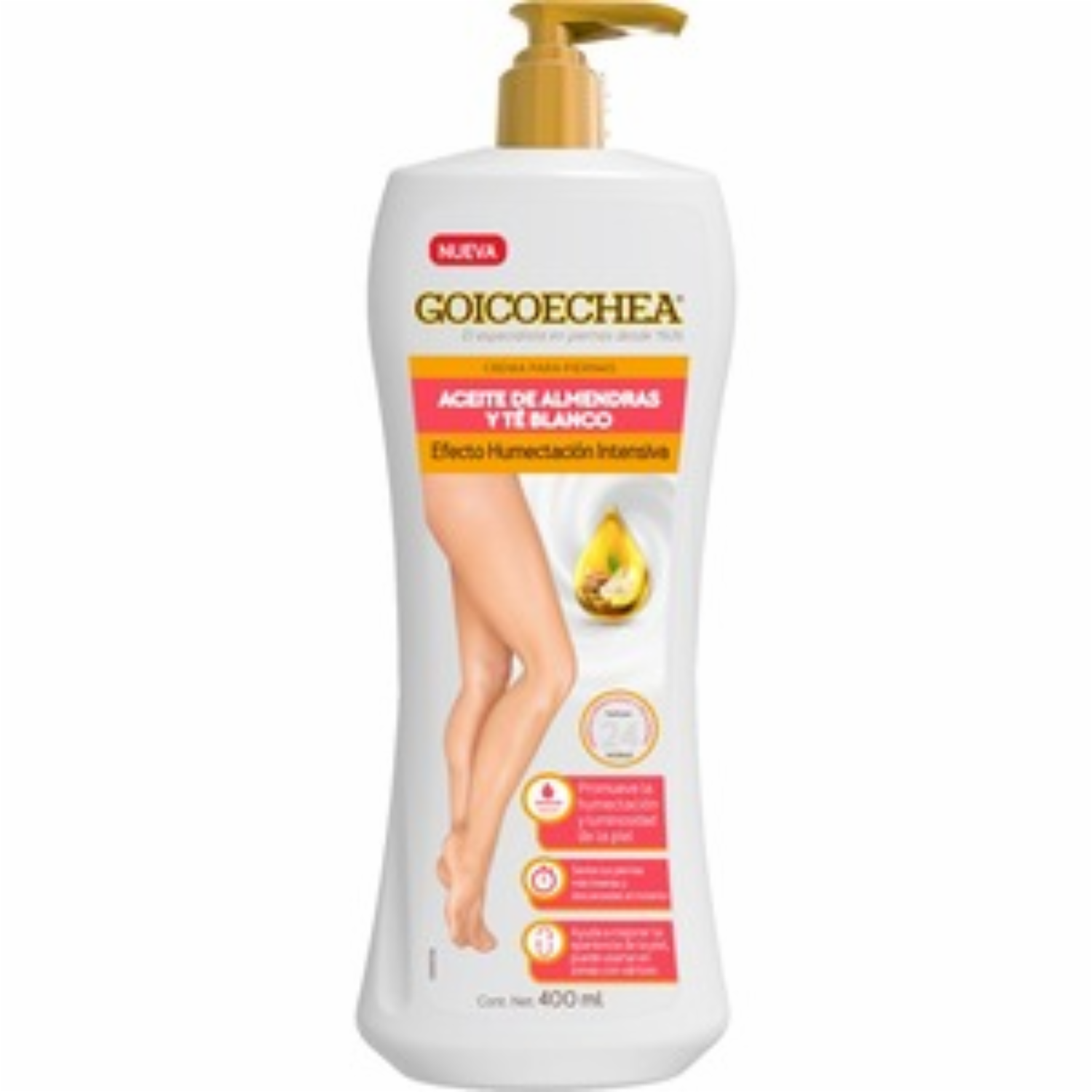 Aceite Corporal De Almendras Y Te Blanco Humectante GOICOECHEA 400 Ml