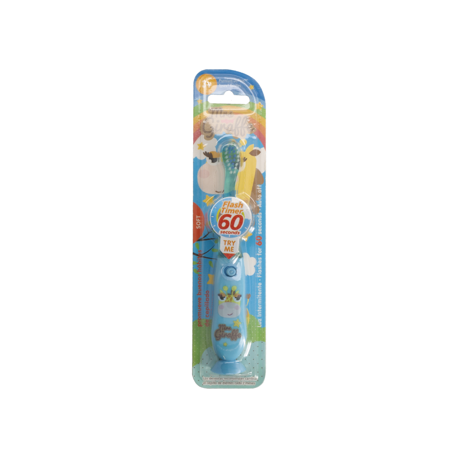 Cepillo Dental Infantil Mrs. Giraffe Con Luz CALISCO 1 U