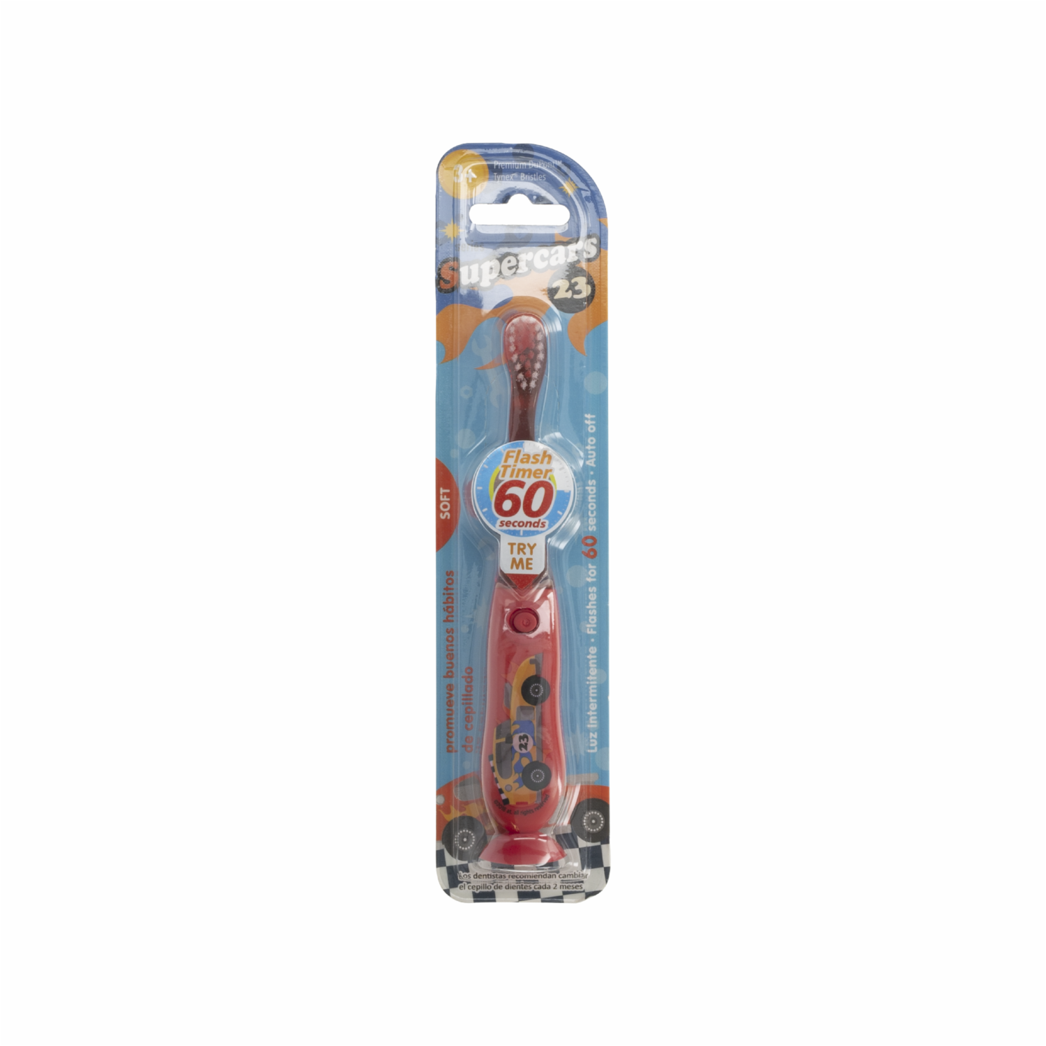 Cepillo Dental Infantil Supercars Con Luz CALISCO 1 U