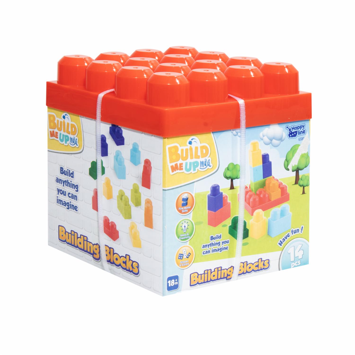 Bloques De Armar Construcción BUILD ME UP MAXI 14 Piezas