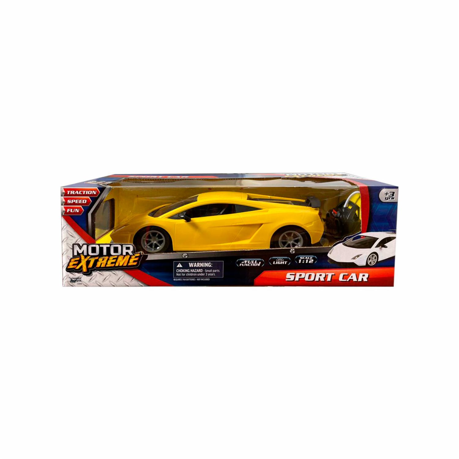 Vehículo R/C 1:12 Sport Car MOTOR EXTREME Usa Pilas AA x 5