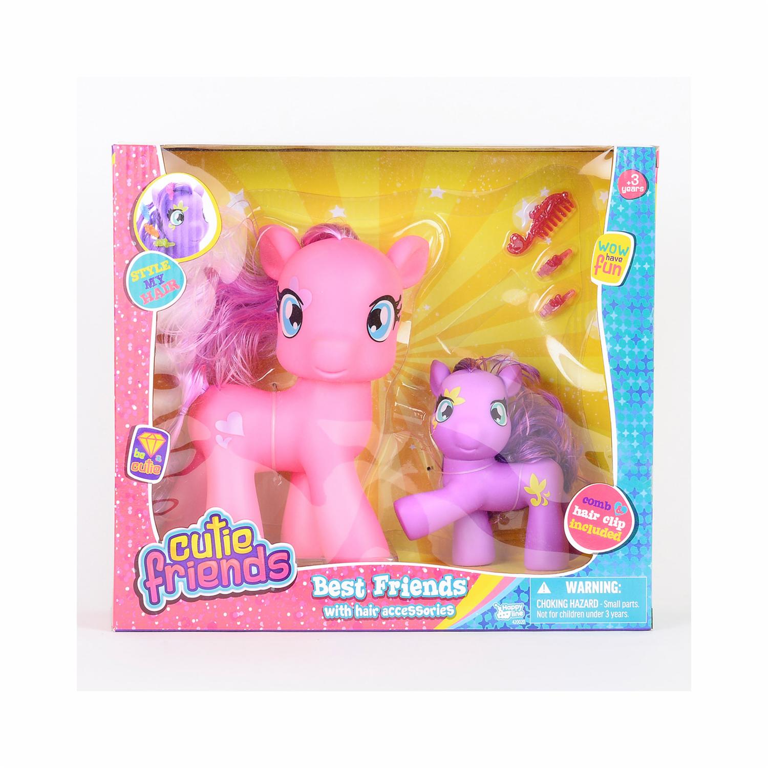 Set De Juego Mejores Amigos Ponis CUTIE FRIENDS Modelos Surtidos