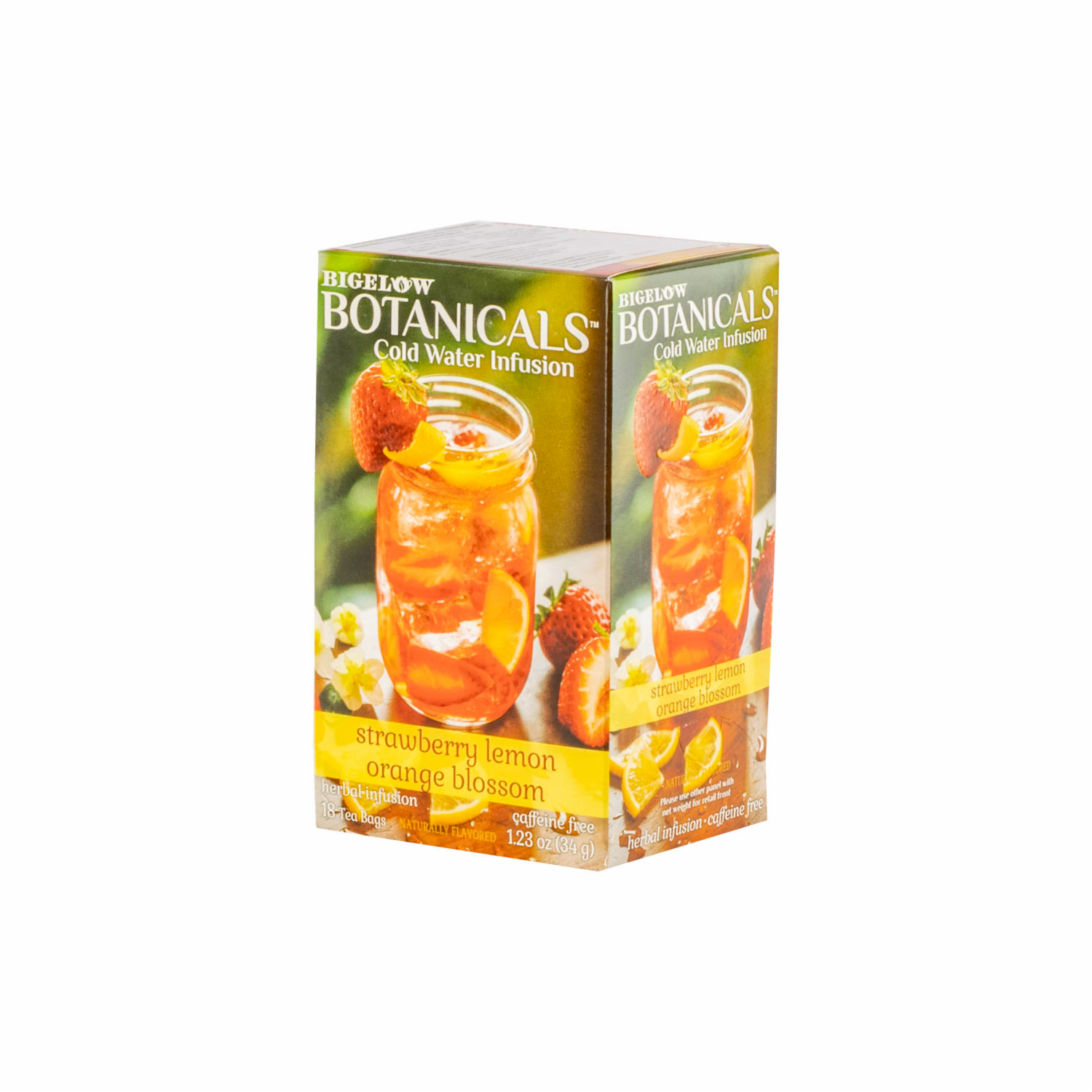 Bebida Infusión Herbal Sabor A  Fresa Limón Y Flor De Naranja BIGELOW 34 G