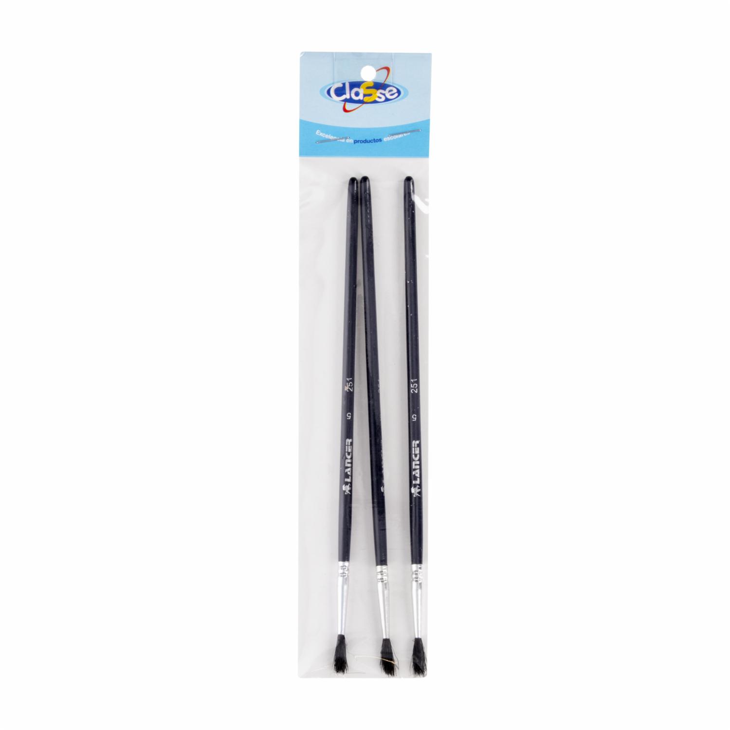 Pincel Redondo N5 CLASSE X 3 Uds