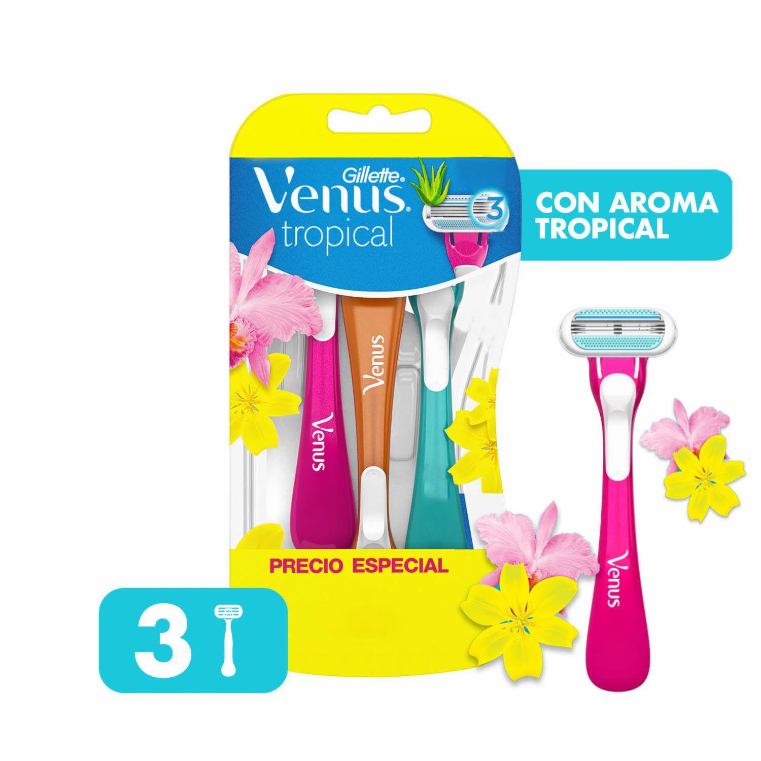 Razuradora Desechable Venus Tropical Mujer VENUS X3 Uds