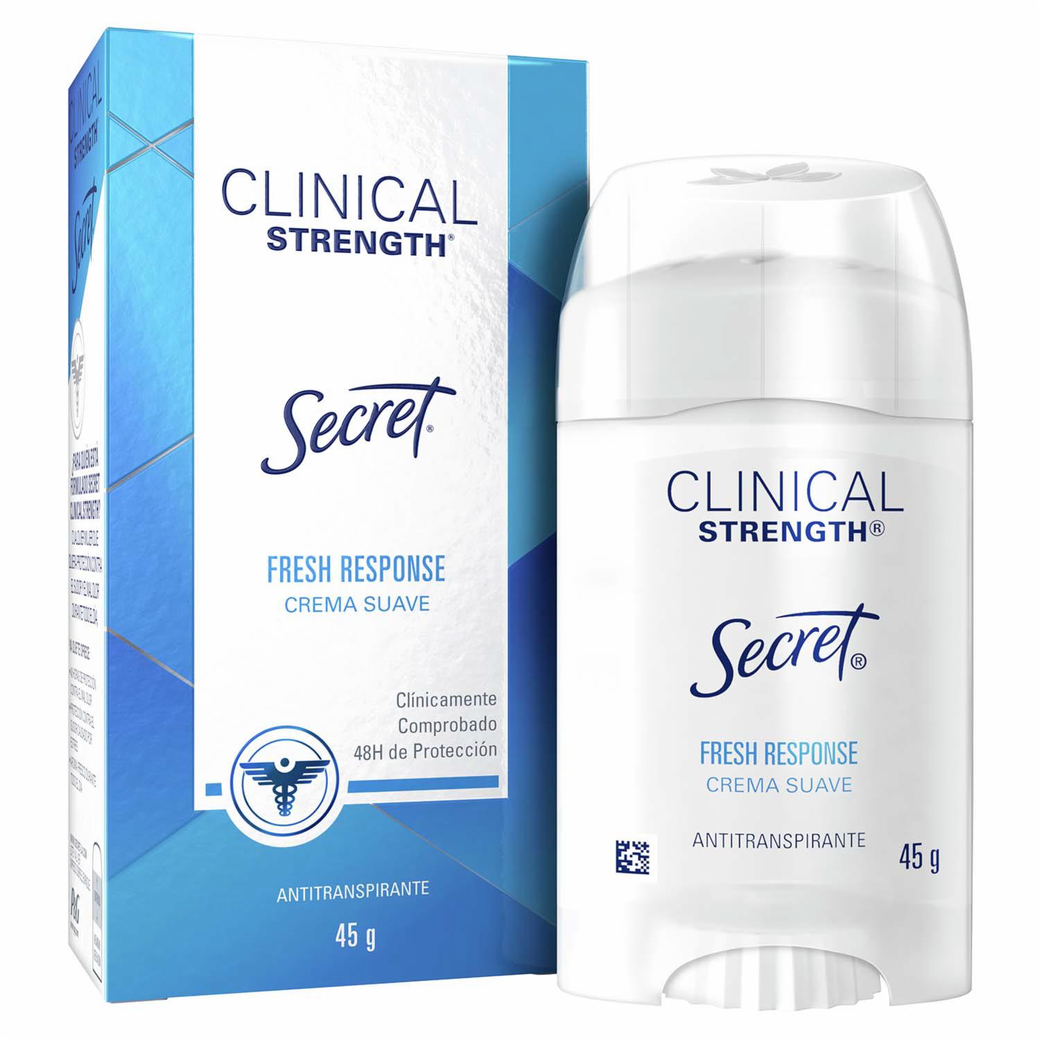 Desodorante En Crema Clinical Strength Fresh Response SECRET 45 G