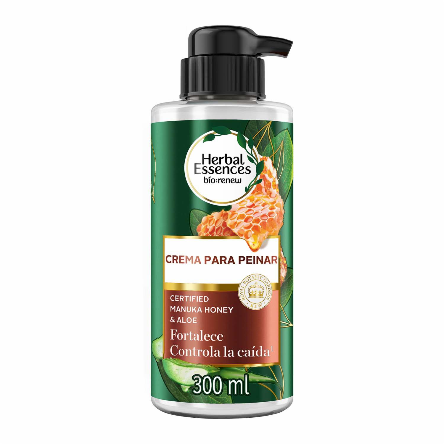 Crema Para Peinar Biorenew Con Aceite De Moringa Dorada HERBAL ESSENCES 300 Ml