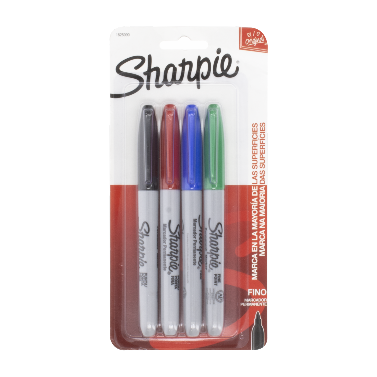 Marcador Punta Fina SHARPIE X4 Uds