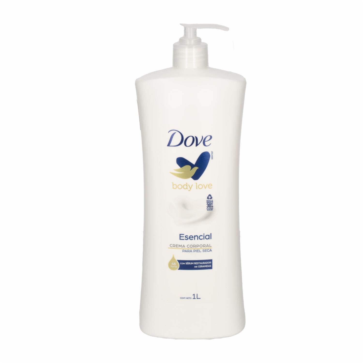 Crema Corporal Nutrición Esencial Para Piel Seca DOVE 1 Litro