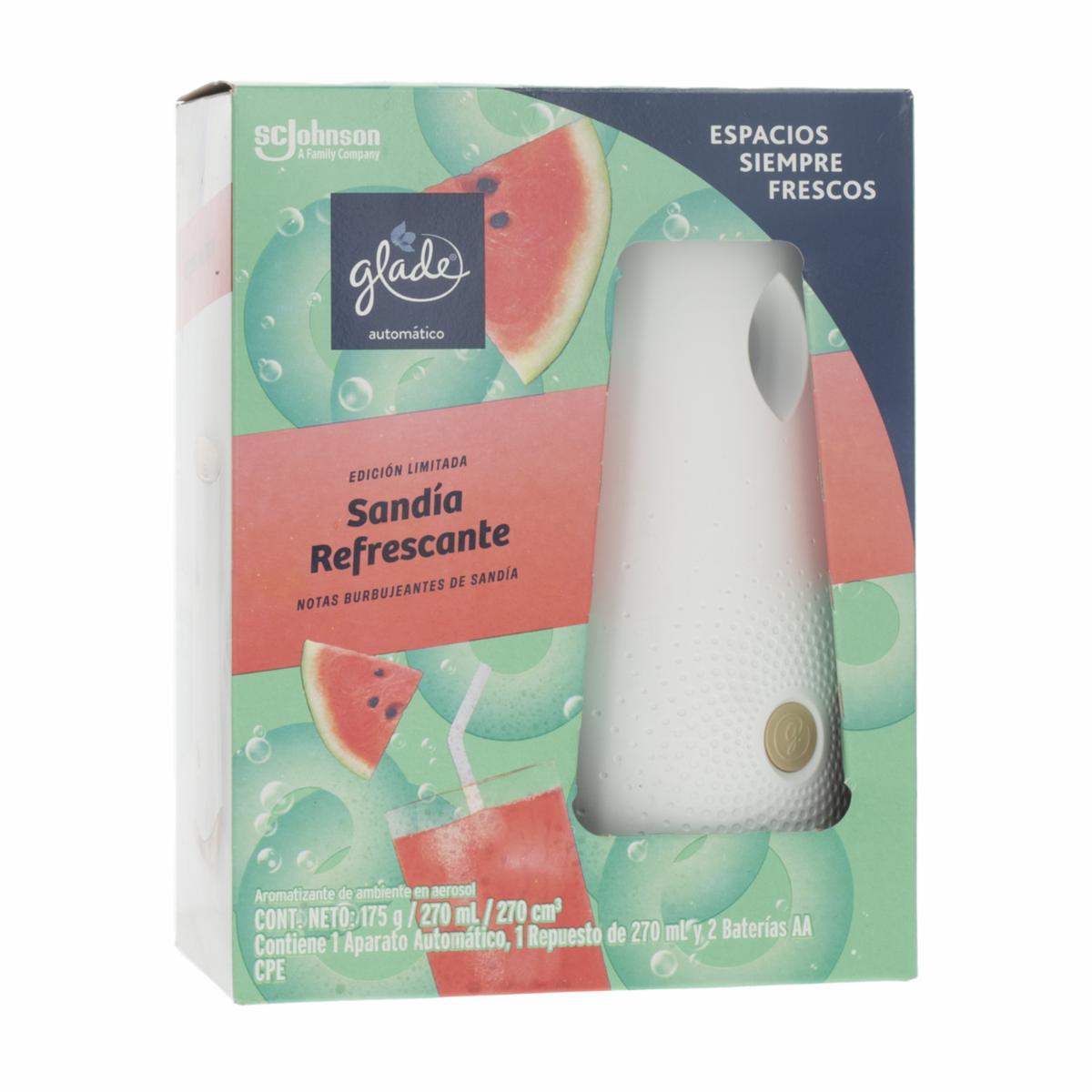 Aromatizante Automático Sandía Refrescante GLADE 175 G