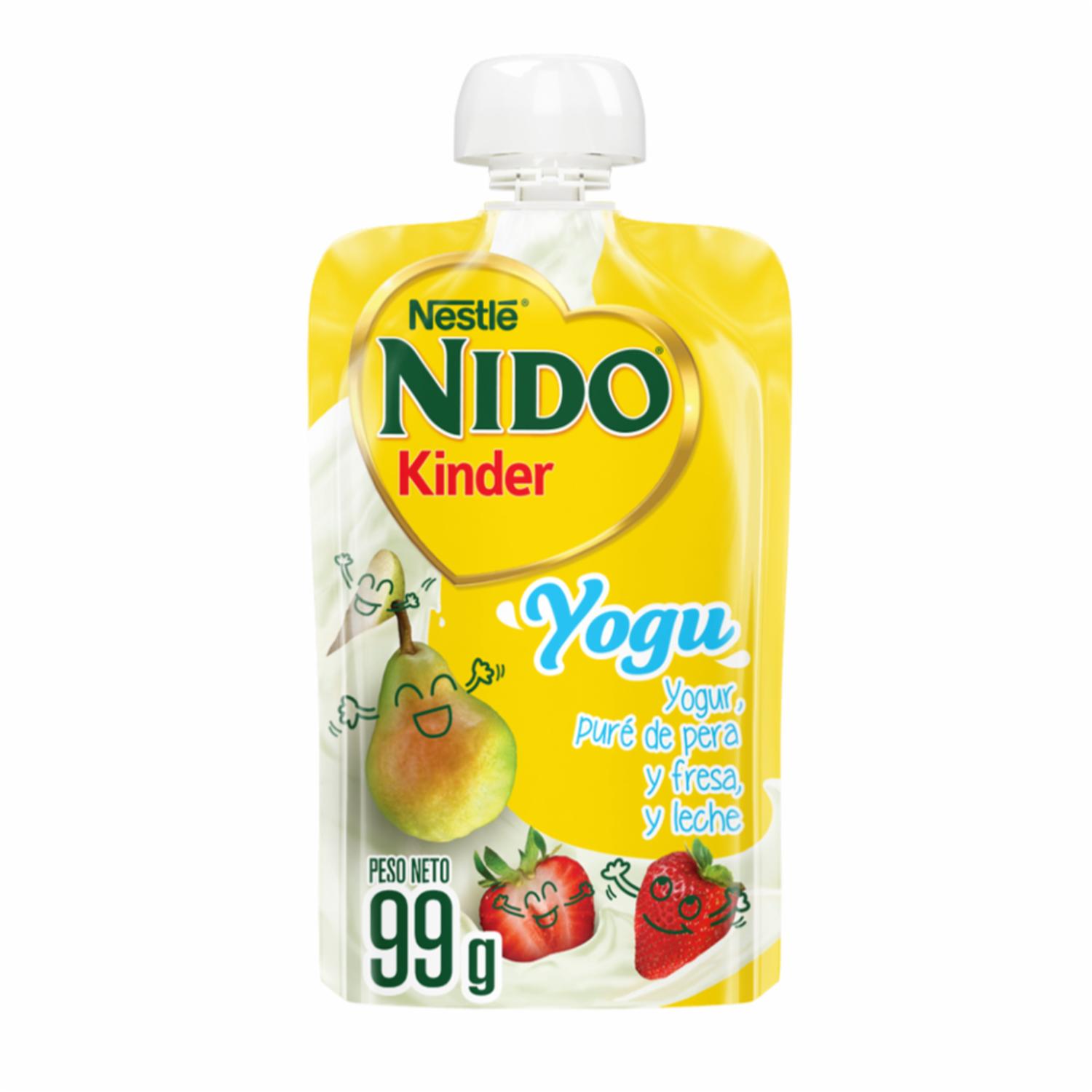 Bebida De Yogurt Sabor A Fresa Y Pera NIDO 99 G
